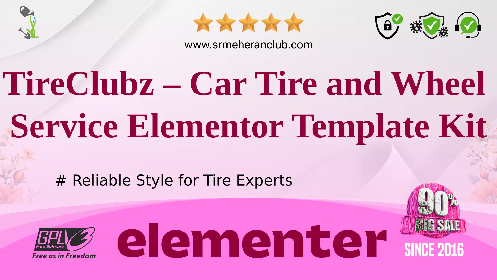 TireClubz – Car Tire and Wheel Service Elementor Template Kit — Elementor Kit by Templatemonster