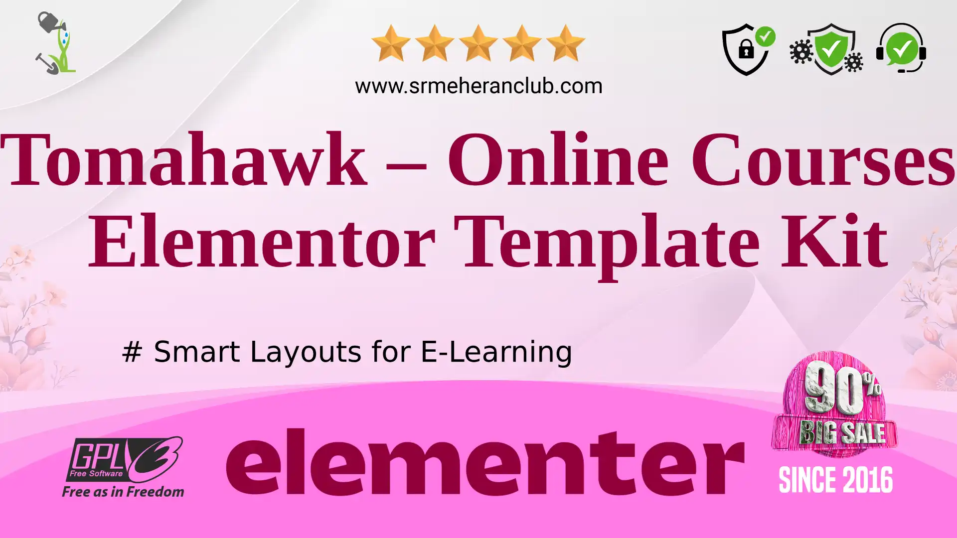 Tomahawk – Online Courses Elementor Template Kit — Elementor Kit by Themeforest