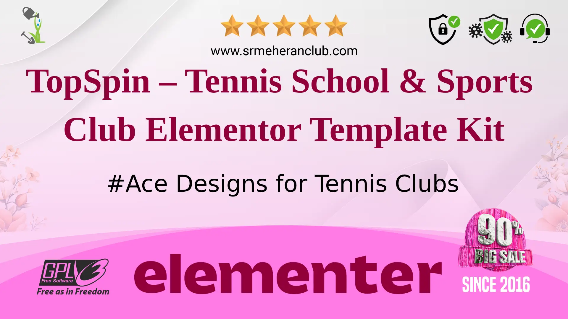 TopSpin – Tennis School & Sports Club Elementor Template Kit — Elementor Kit by Themeforest