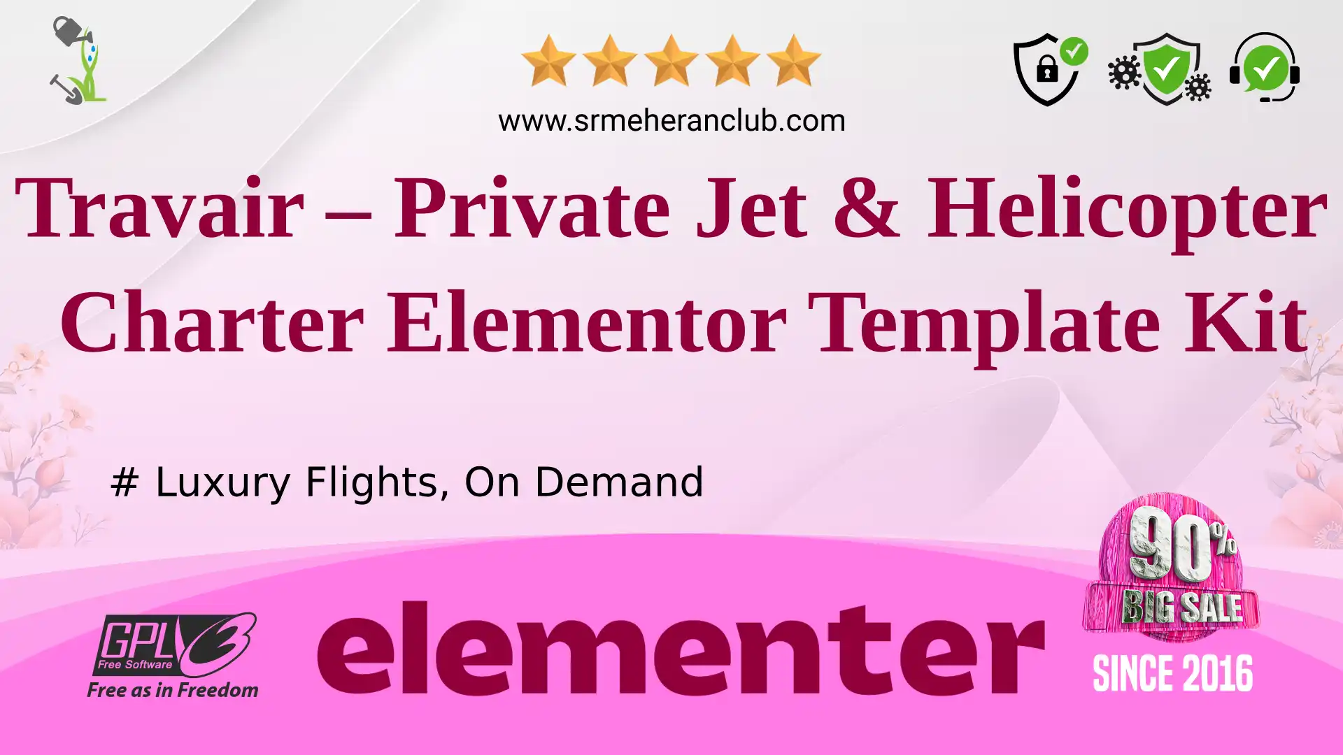 Travair – Private Jet & Helicopter Charter Elementor Template Kit — Elementor Kit by Themeforest
