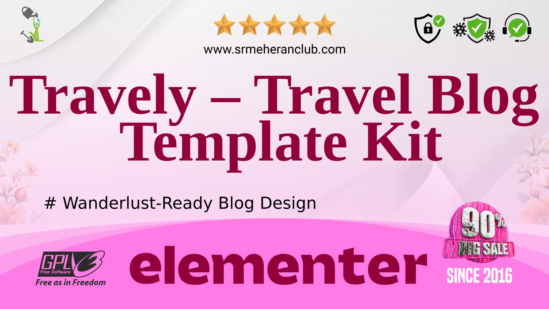 Travely – Travel Blog Template Kit — Elementor Kit by Themeforest