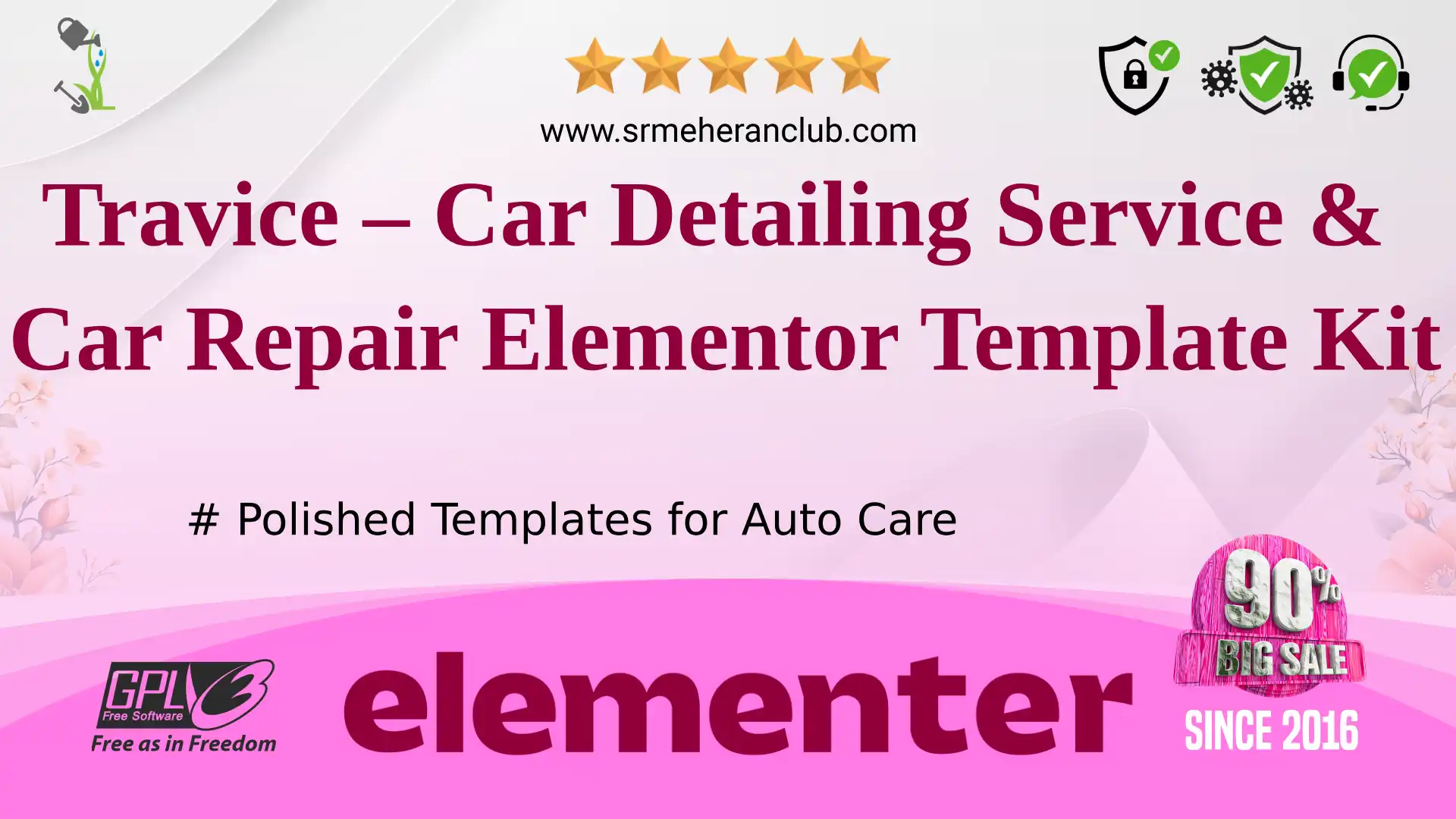 Travice – Car Detailing Service & Car Repair Elementor Template Kit