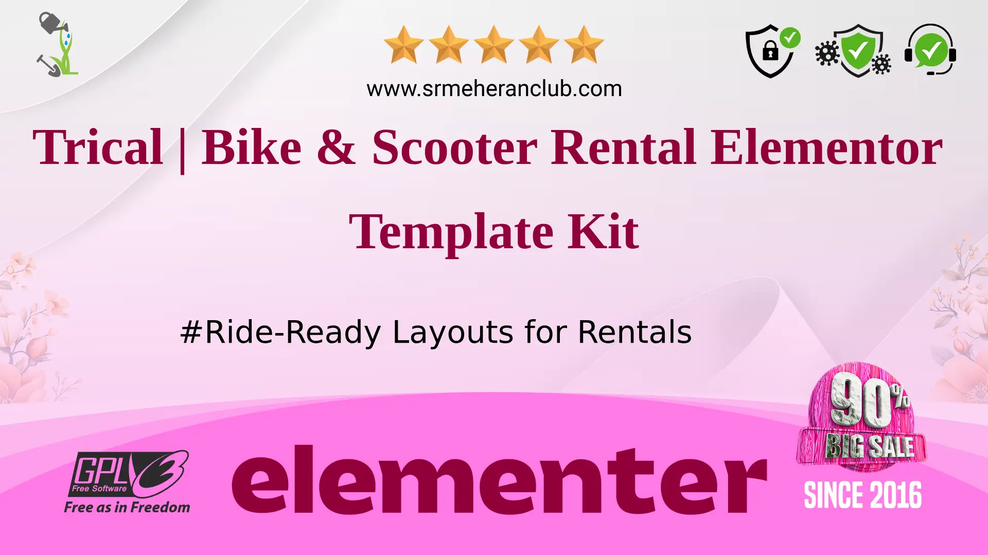 Trical | Bike & Scooter Rental Elementor Template Kit — Elementor Kit by Themeforest