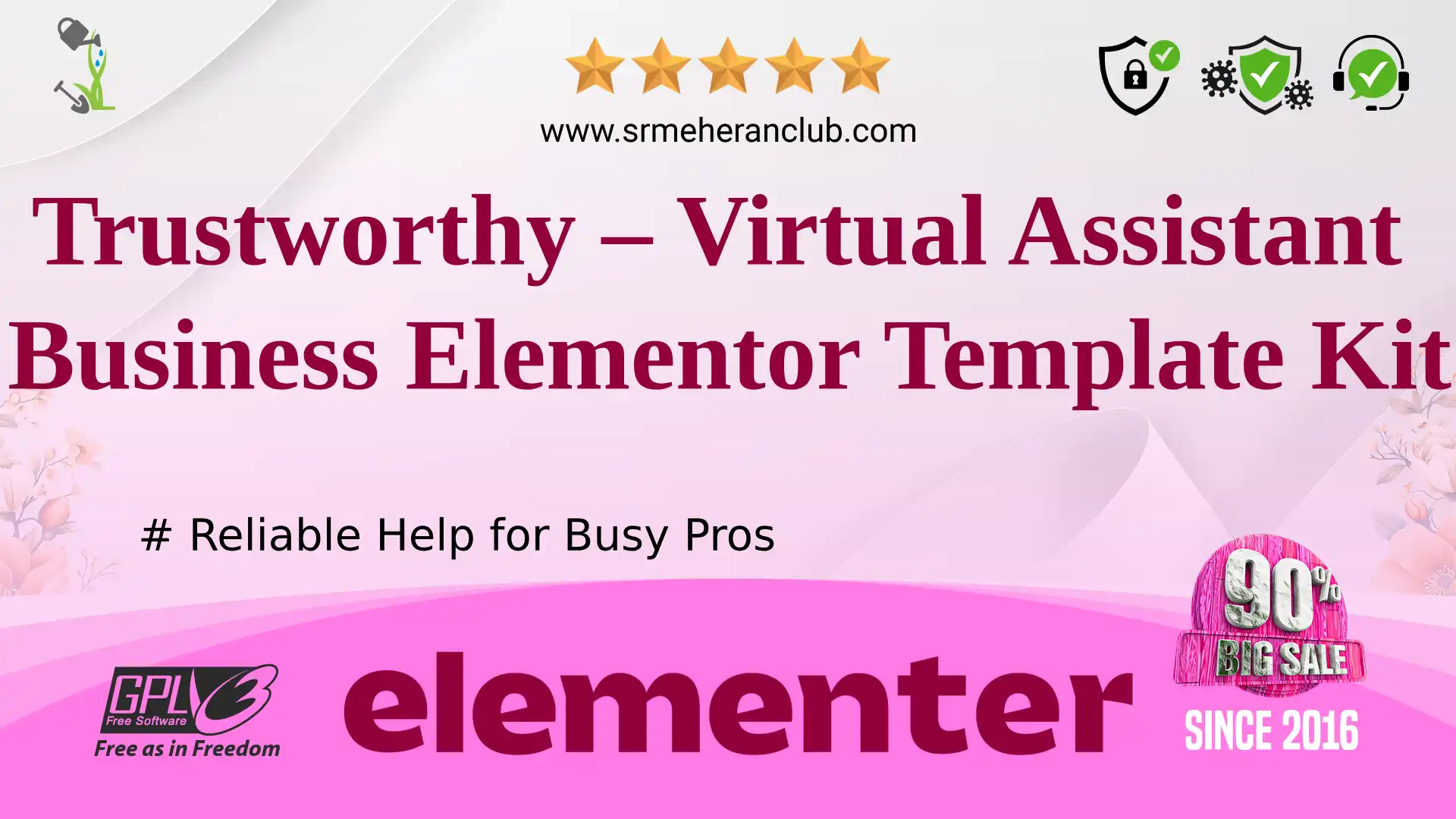Trustworthy – Virtual Assistant Business Elementor Template Kit — Elementor Kit by Themeforest