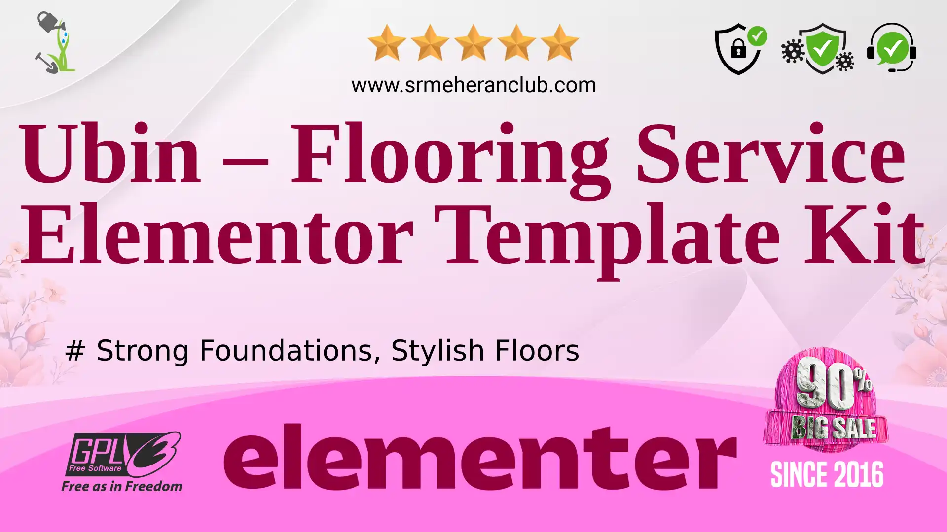 Ubin – Flooring Service Elementor Template Kit — Elementor Kit by Themeforest