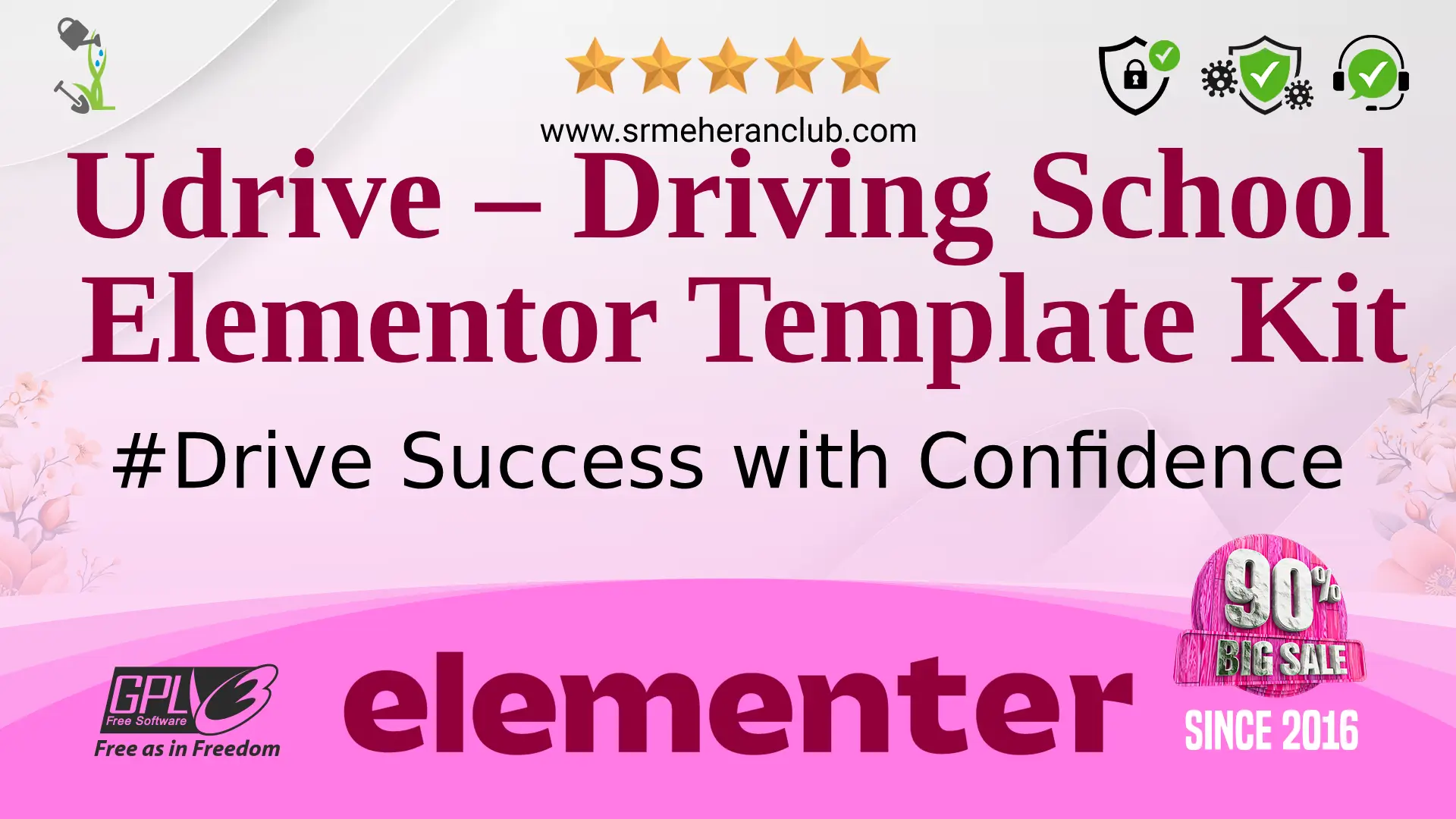 Udrive – Driving School Elementor Template Kit — Elementor Kit by Themeforest