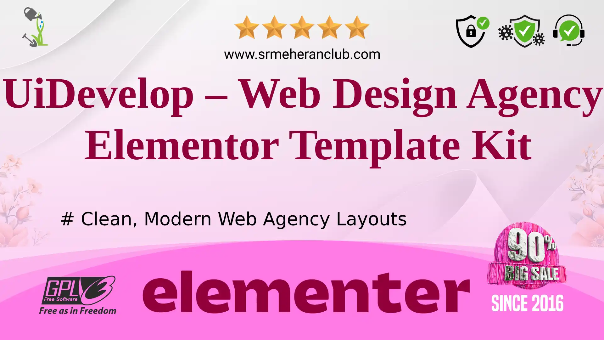 UiDevelop – Web Design Agency Elementor Template Kit — Elementor Kit by Themeforest