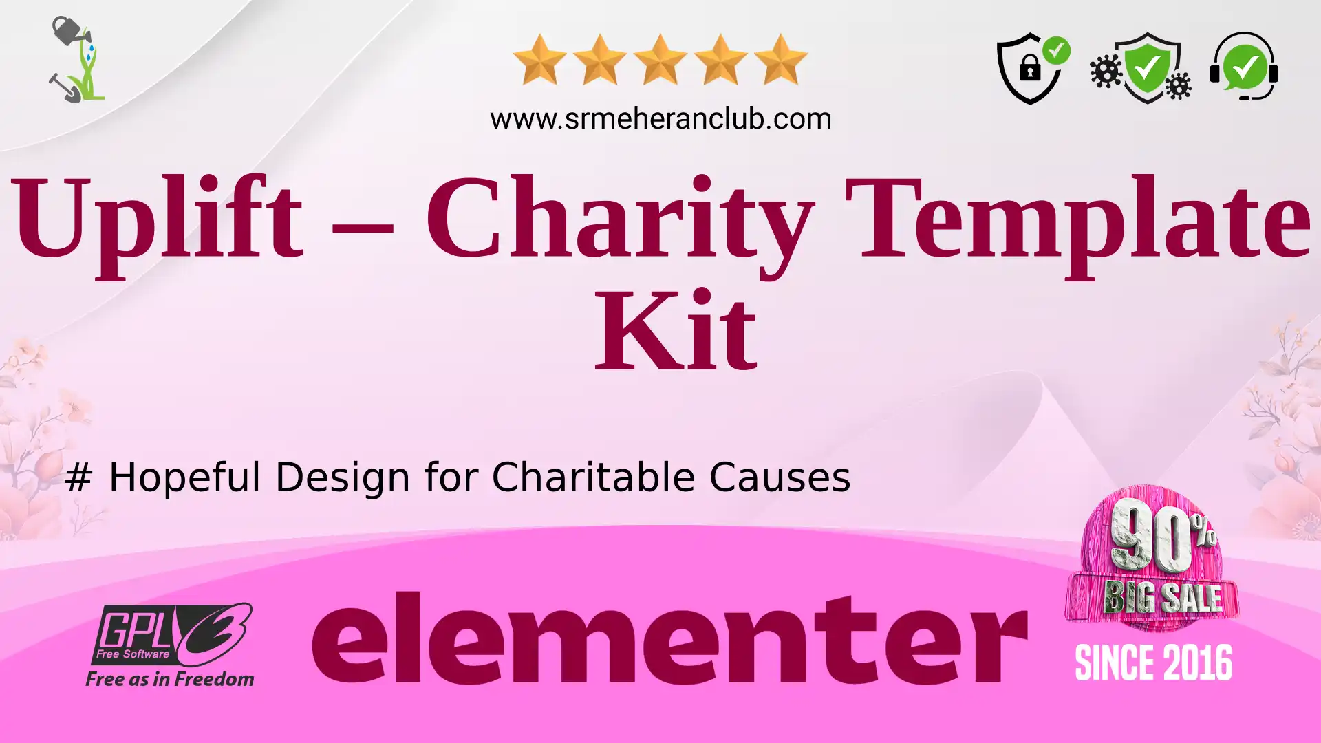 Uplift – Charity Template Kit — Elementor Kit by Themeforest