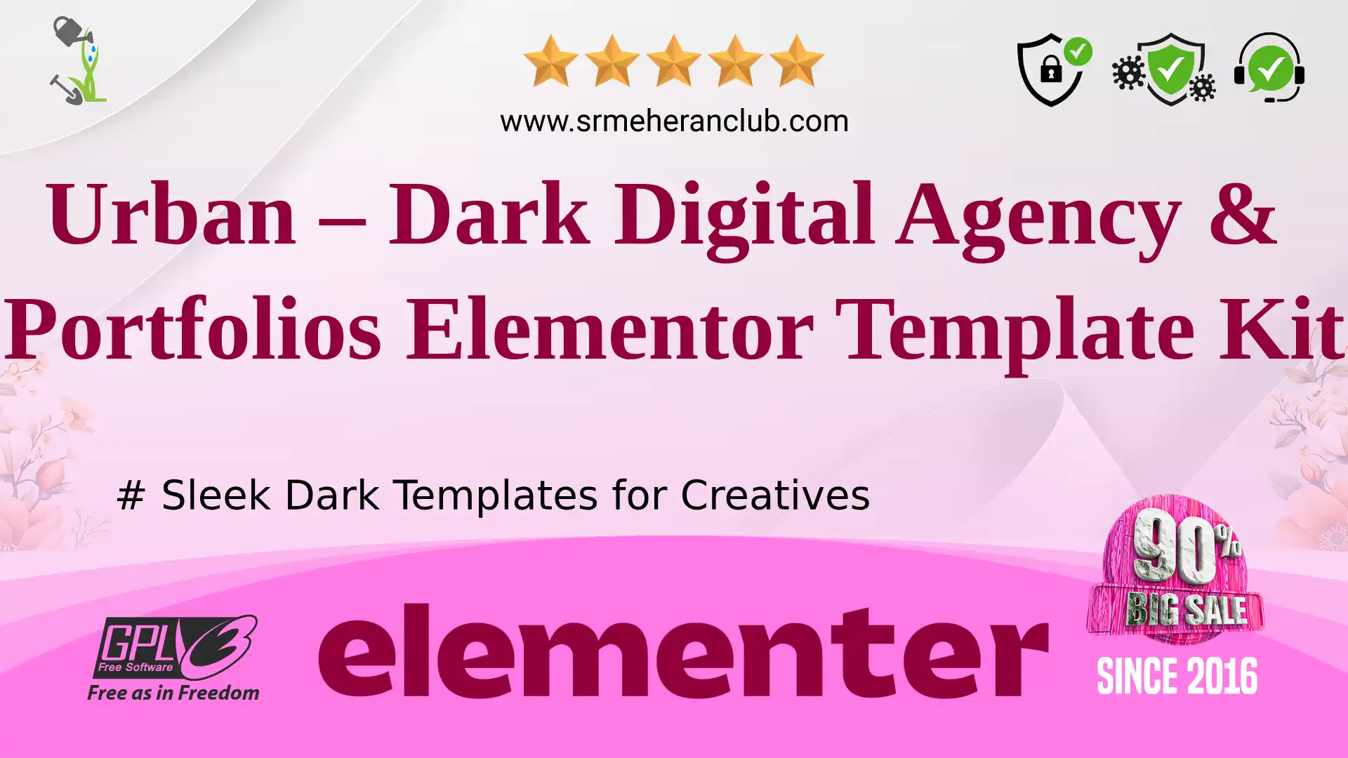Urban – Dark Digital Agency & Portfolios Elementor Template Kit — Elementor Kit by Themeforest