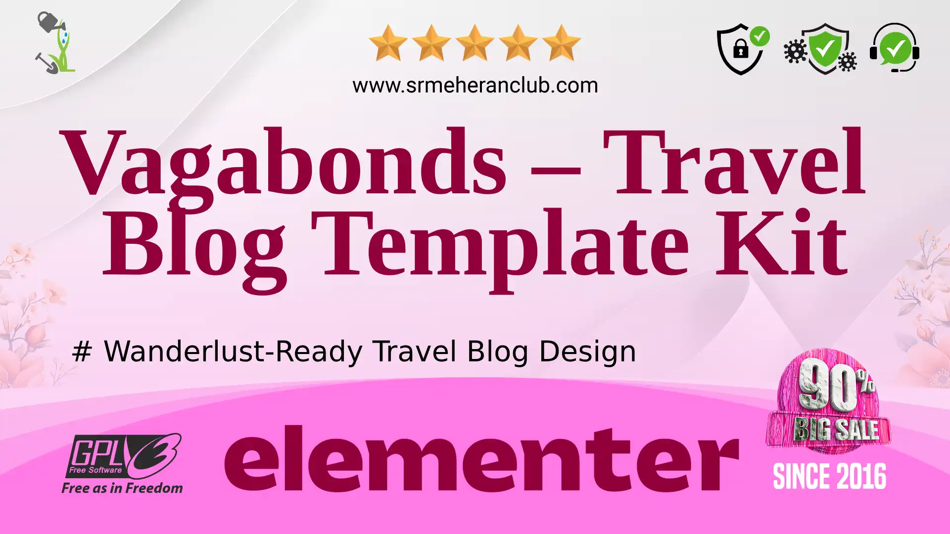 Vagabonds – Travel Blog Template Kit — Elementor Kit by Themeforest