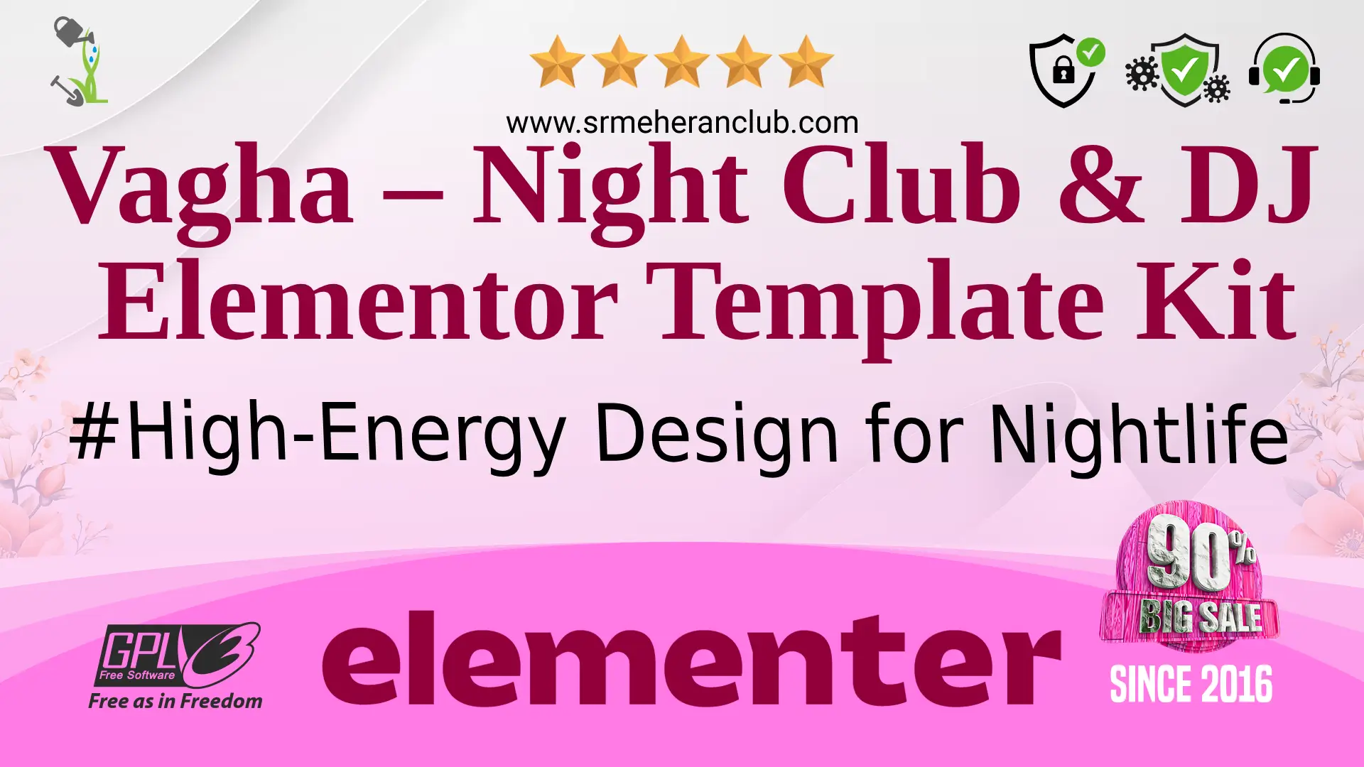 Vagha – Night Club & DJ Elementor Template Kit — Elementor Kit by Themeforest