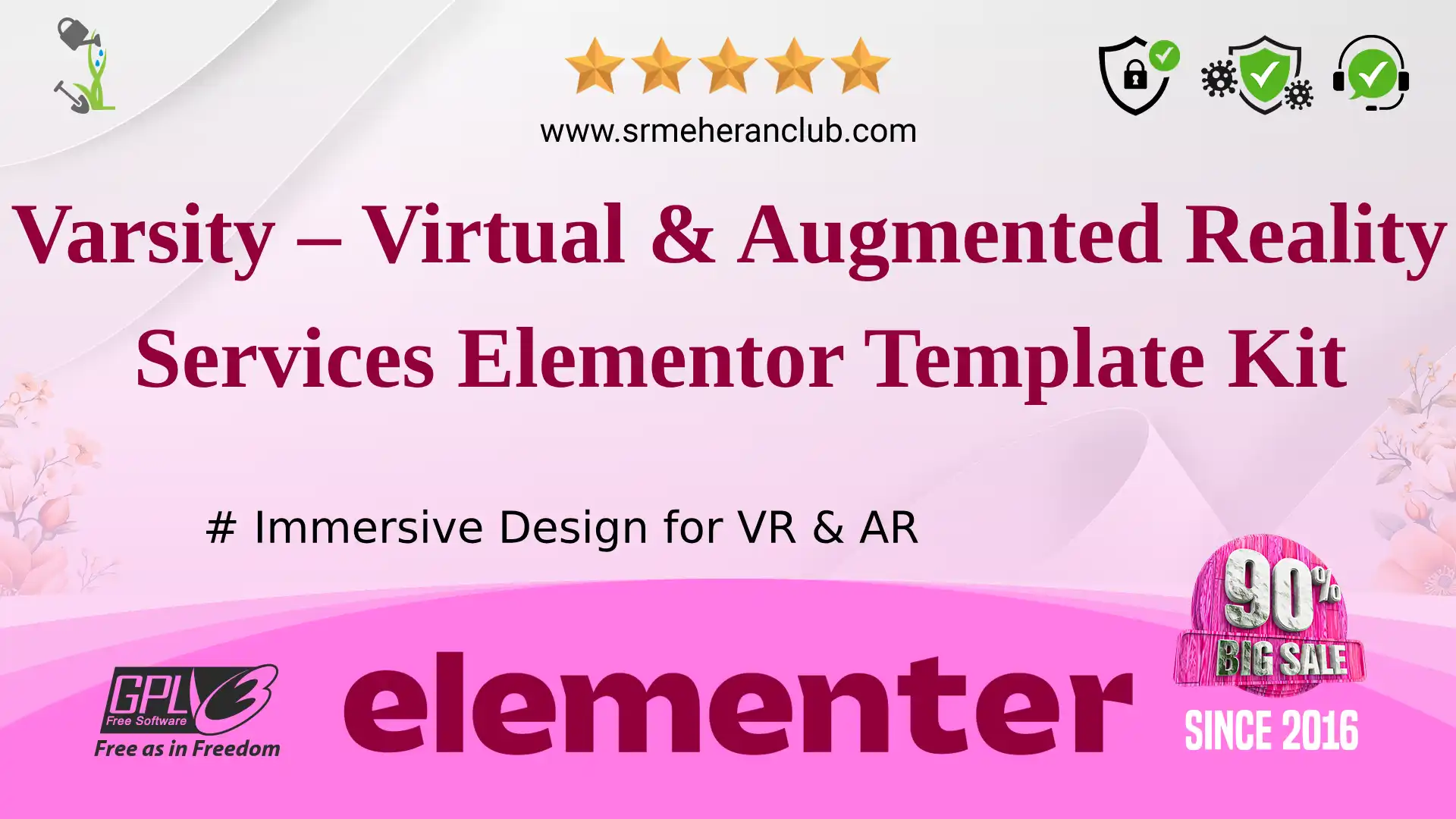 Varsity – Virtual & Augmented Reality Services Elementor Template Kit — Elementor Kit by Themeforest