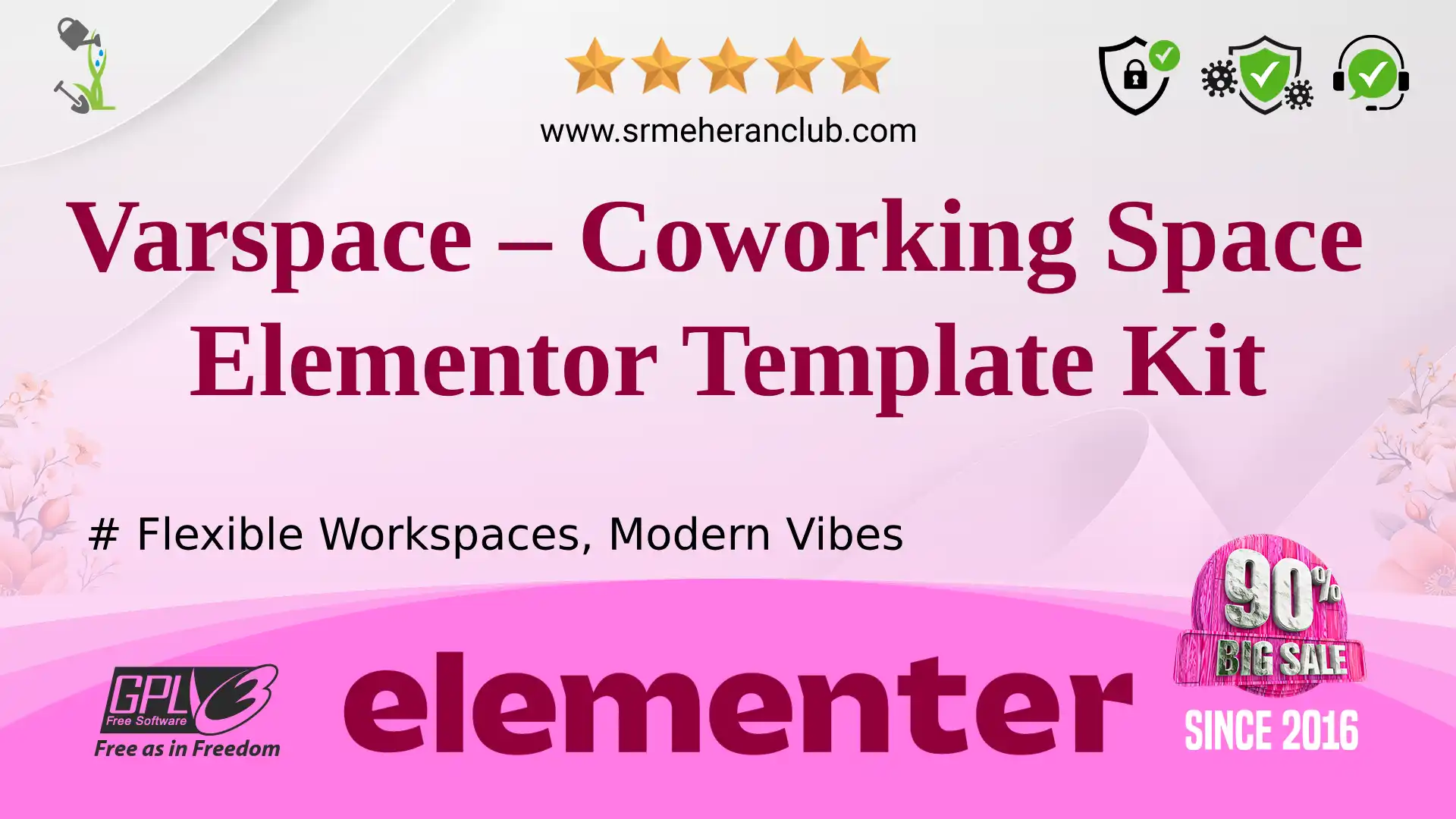 Varspace – Coworking Space Elementor Template Kit