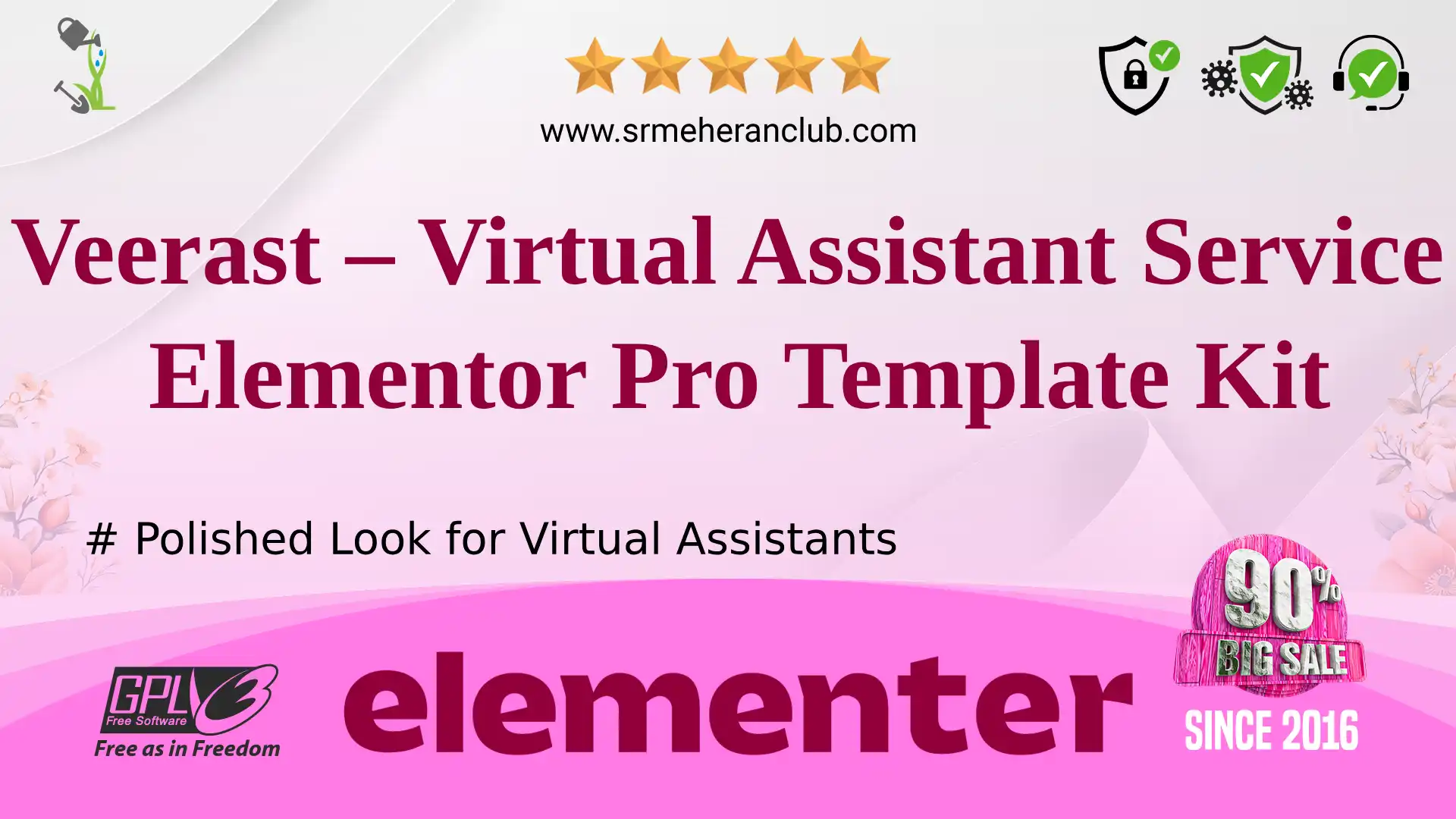 Veerast – Virtual Assistant Service Elementor Pro Template Kit — Elementor Kit by Themeforest