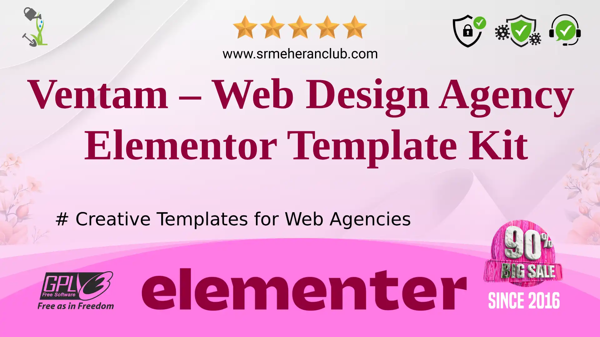 Ventam – Web Design Agency Elementor Template Kit