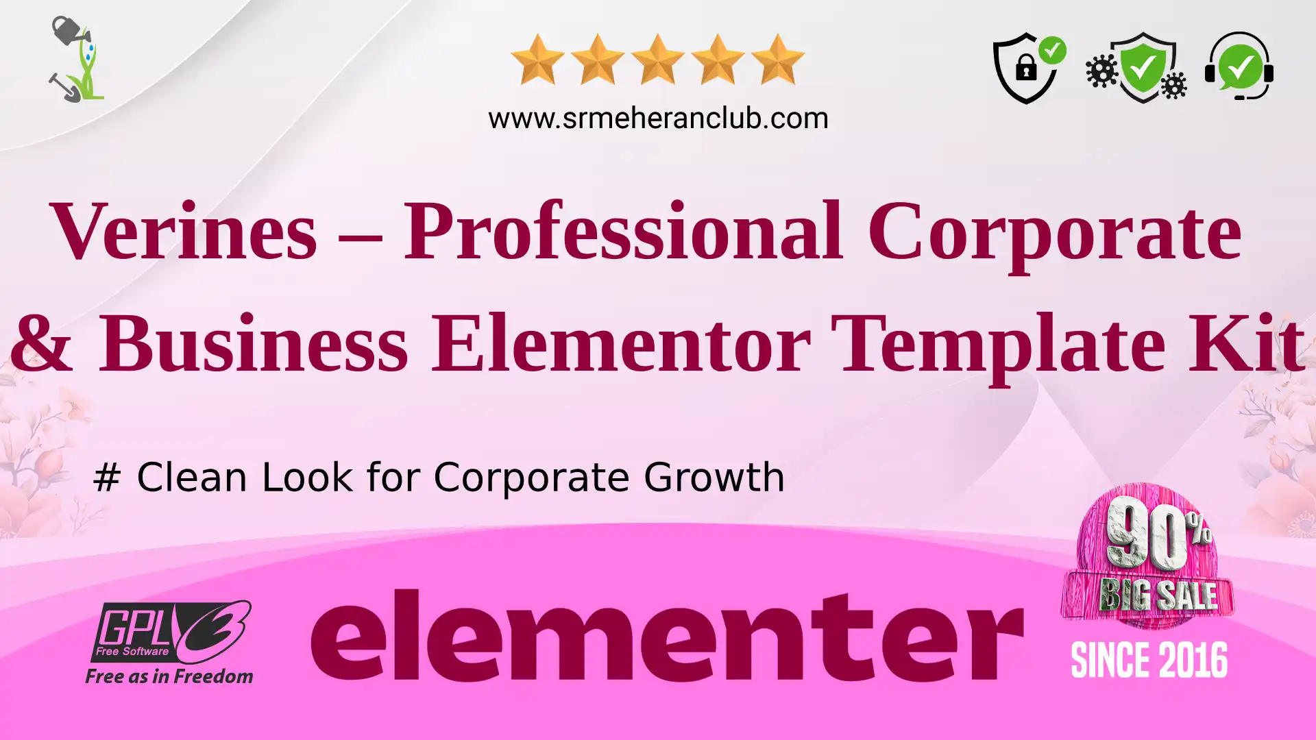 Verines – Professional Corporate & Business Elementor Template Kit