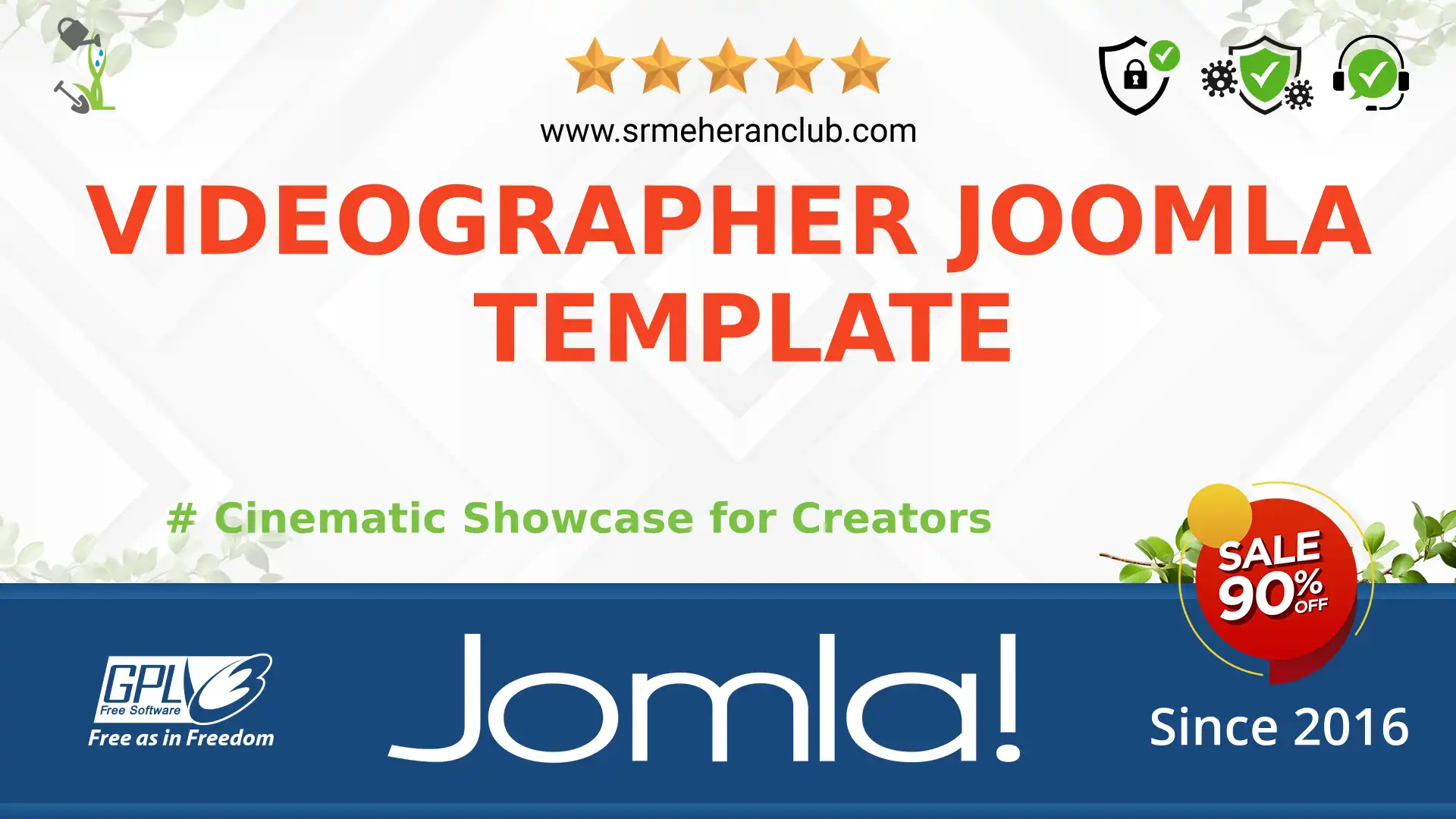 Videographer Joomla Template — Theme by Templatemonster