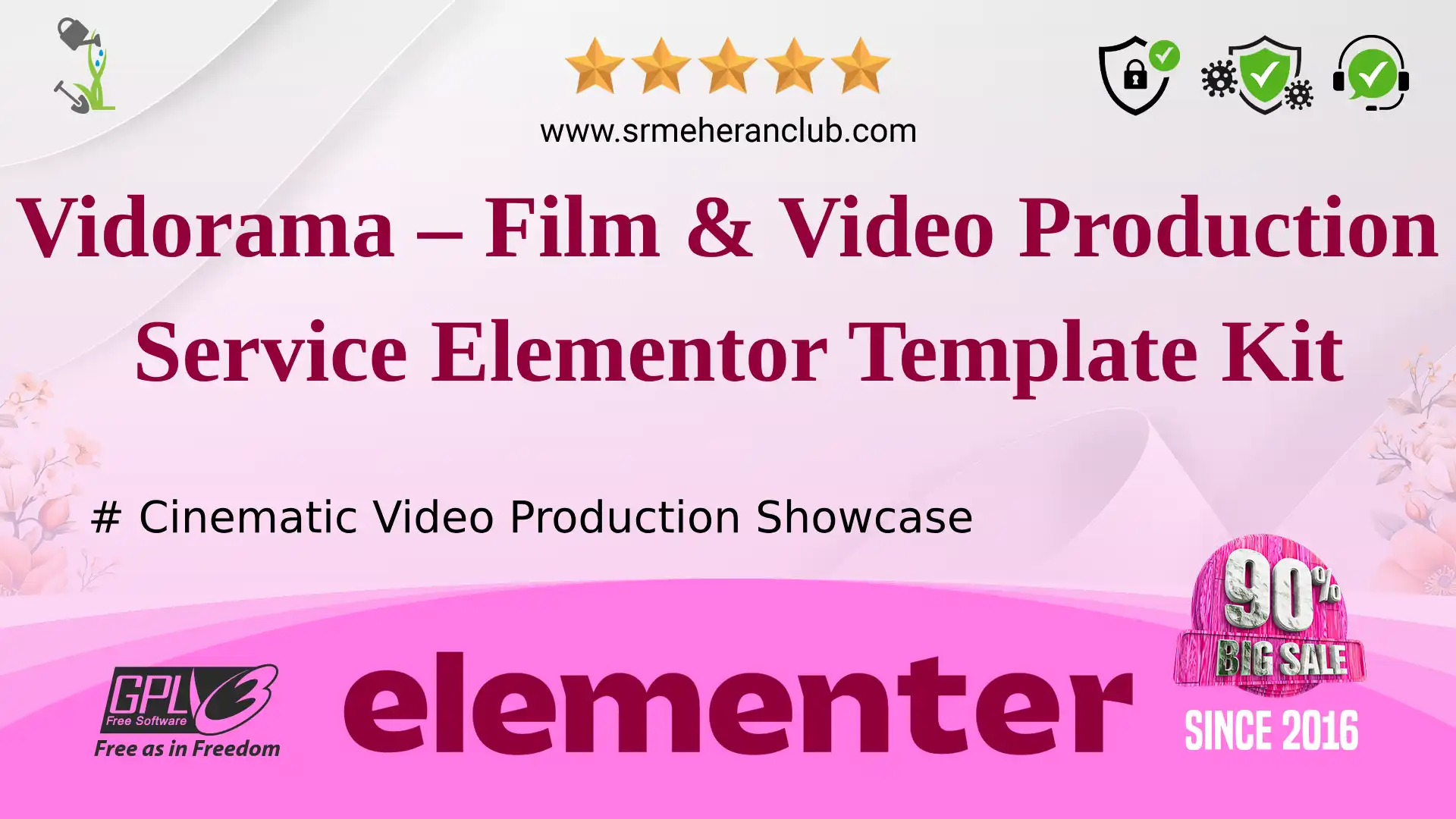 Vidorama – Film & Video Production Service Elementor Template Kit — Elementor Kit by Themeforest