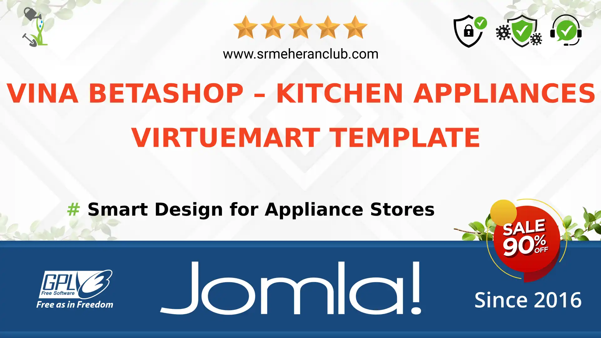 Vina BetaShop – Kitchen Appliances VirtueMart Template — Theme by Themeforest