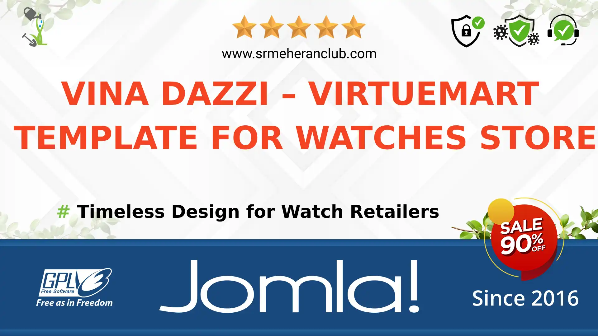 Vina Dazzi – VirtueMart Template for Watches Store — Theme by Themeforest
