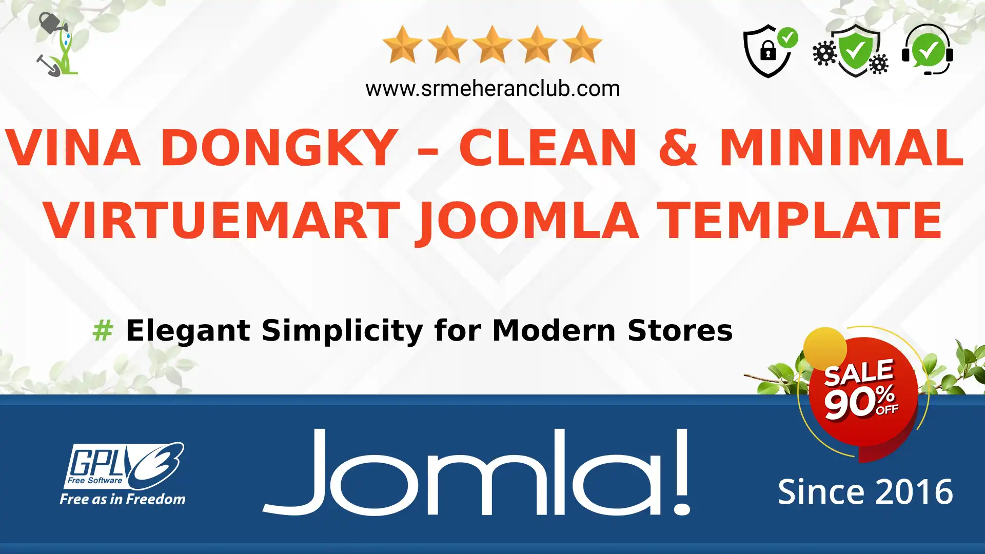 Vina Dongky – Clean & Minimal VirtueMart Joomla Template — Theme by Themeforest