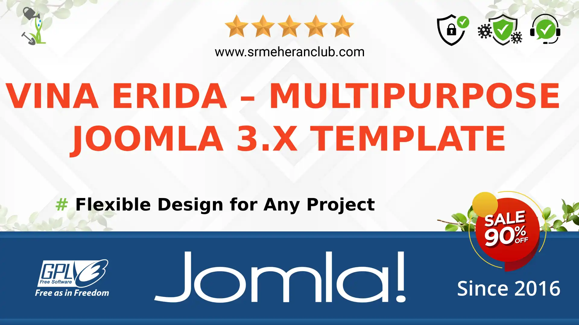 Vina Erida – Multipurpose Joomla 3.x Template — Theme by Themeforest