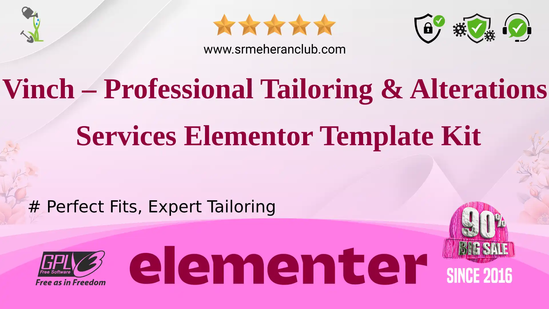 Vinch – Professional Tailoring & Alterations Services Elementor Template Kit — Elementor Kit by Themeforest