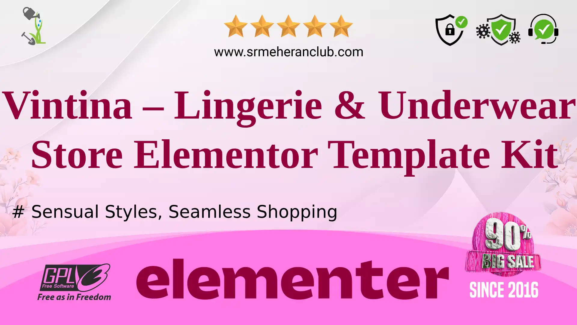 Vintina – Lingerie & Underwear Store Elementor Template Kit — Elementor Kit by Themeforest