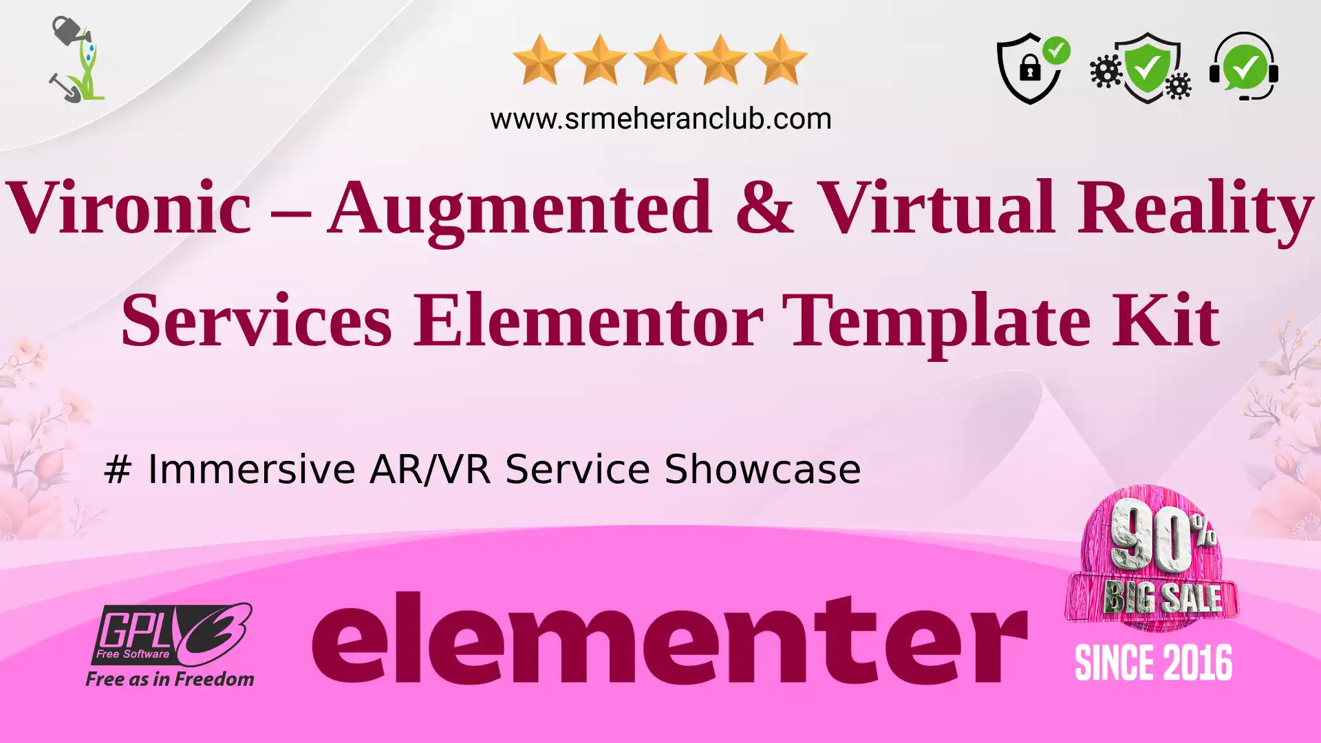 Vironic – Augmented & Virtual Reality Services Elementor Template Kit — Elementor Kit by Themeforest