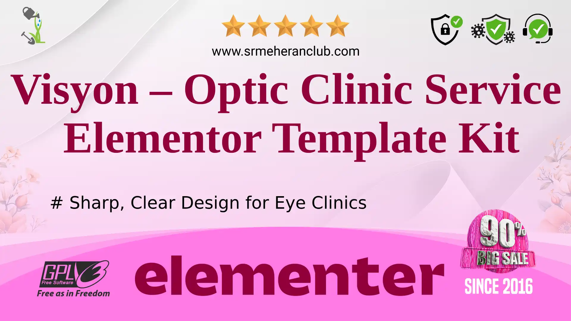 Visyon – Optic Clinic Service Elementor Template Kit — Elementor Kit by Themeforest