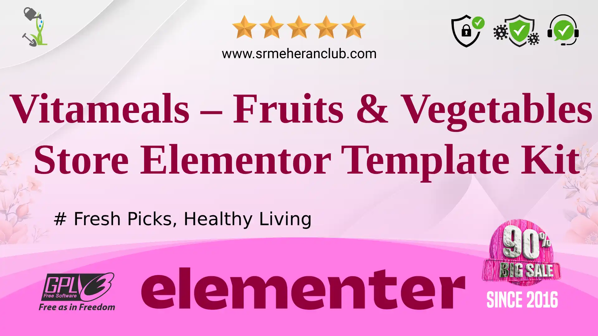 Vitameals – Fruits & Vegetables Store Elementor Template Kit — Elementor Kit by Themeforest