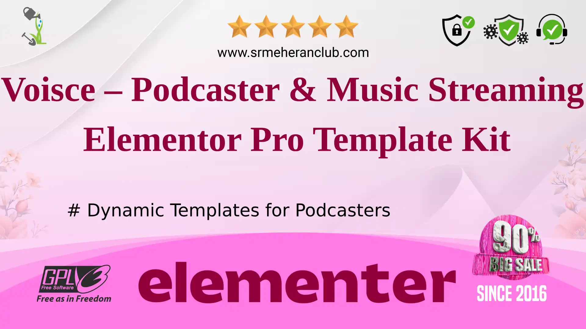 Voisce – Podcaster & Music Streaming Elementor Pro Template Kit — Elementor Kit by Themeforest