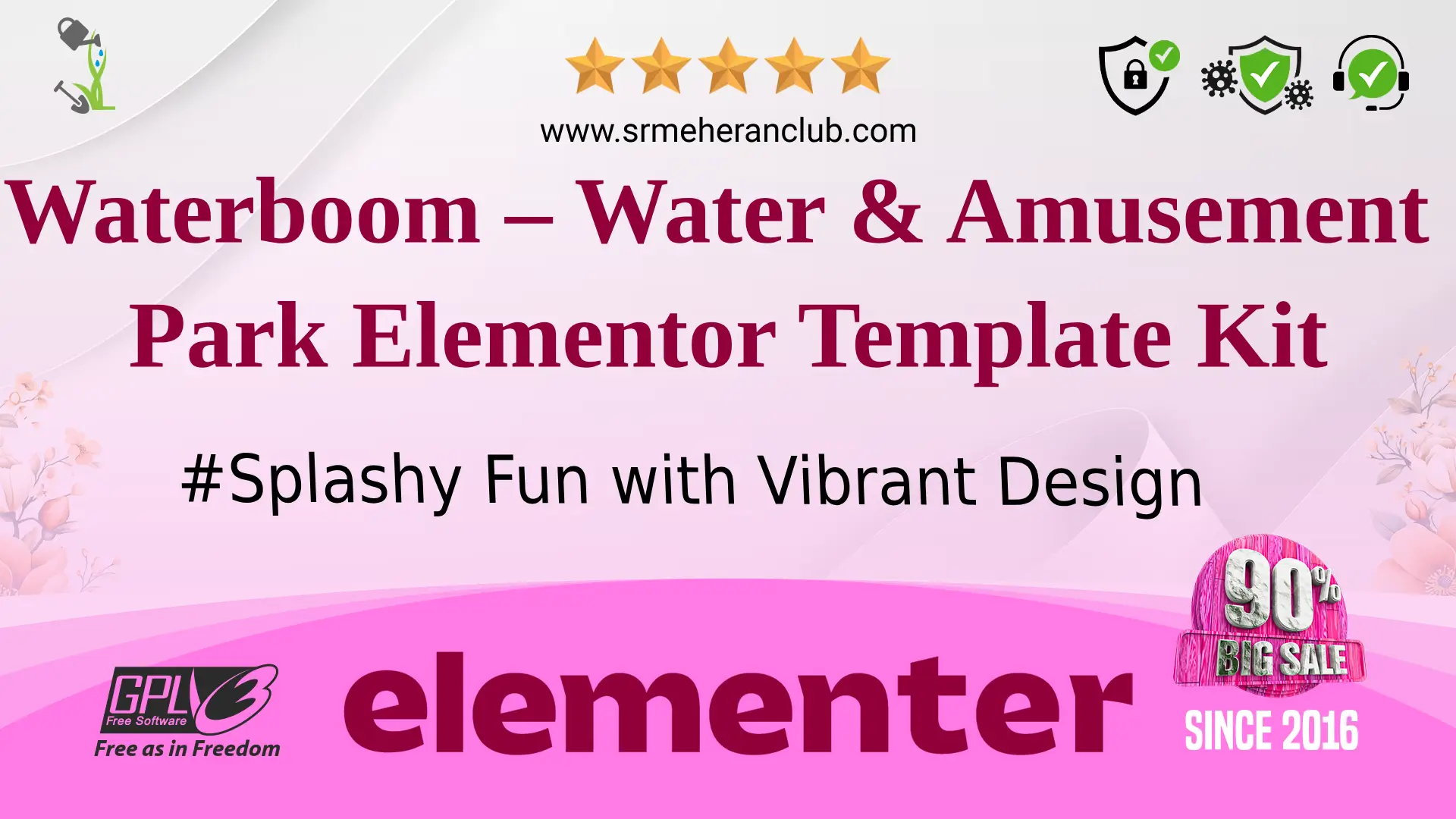 Waterboom – Water & Amusement Park Elementor Template Kit — Elementor Kit by Themeforest