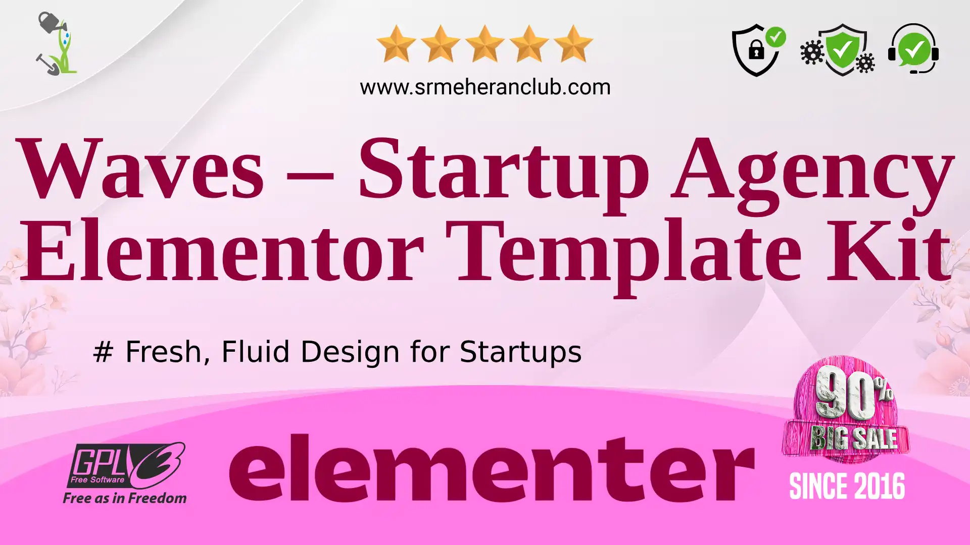 Waves – Startup Agency Elementor Template Kit — Elementor Kit by Themeforest