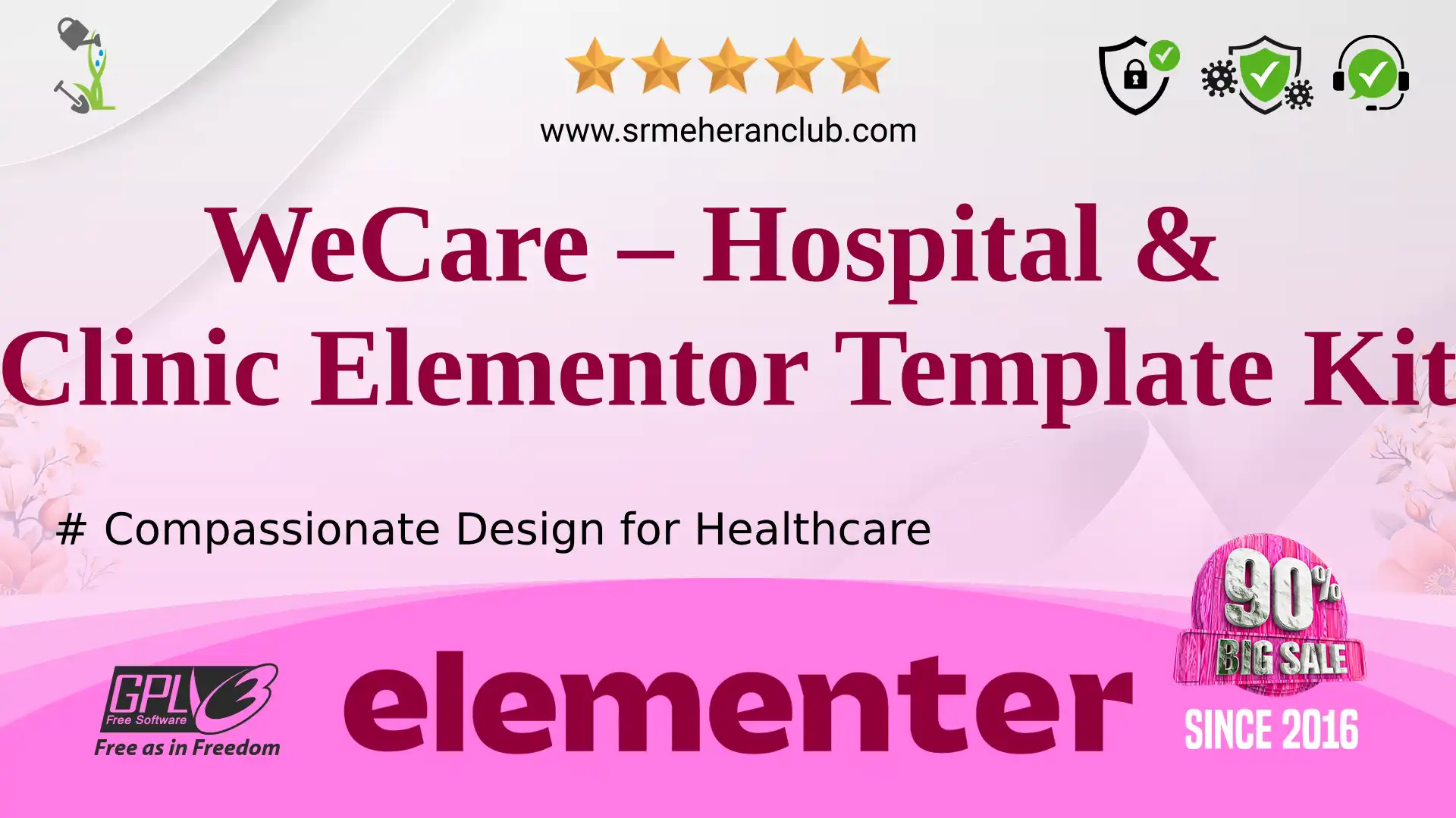 WeCare – Hospital & Clinic Elementor Template Kit