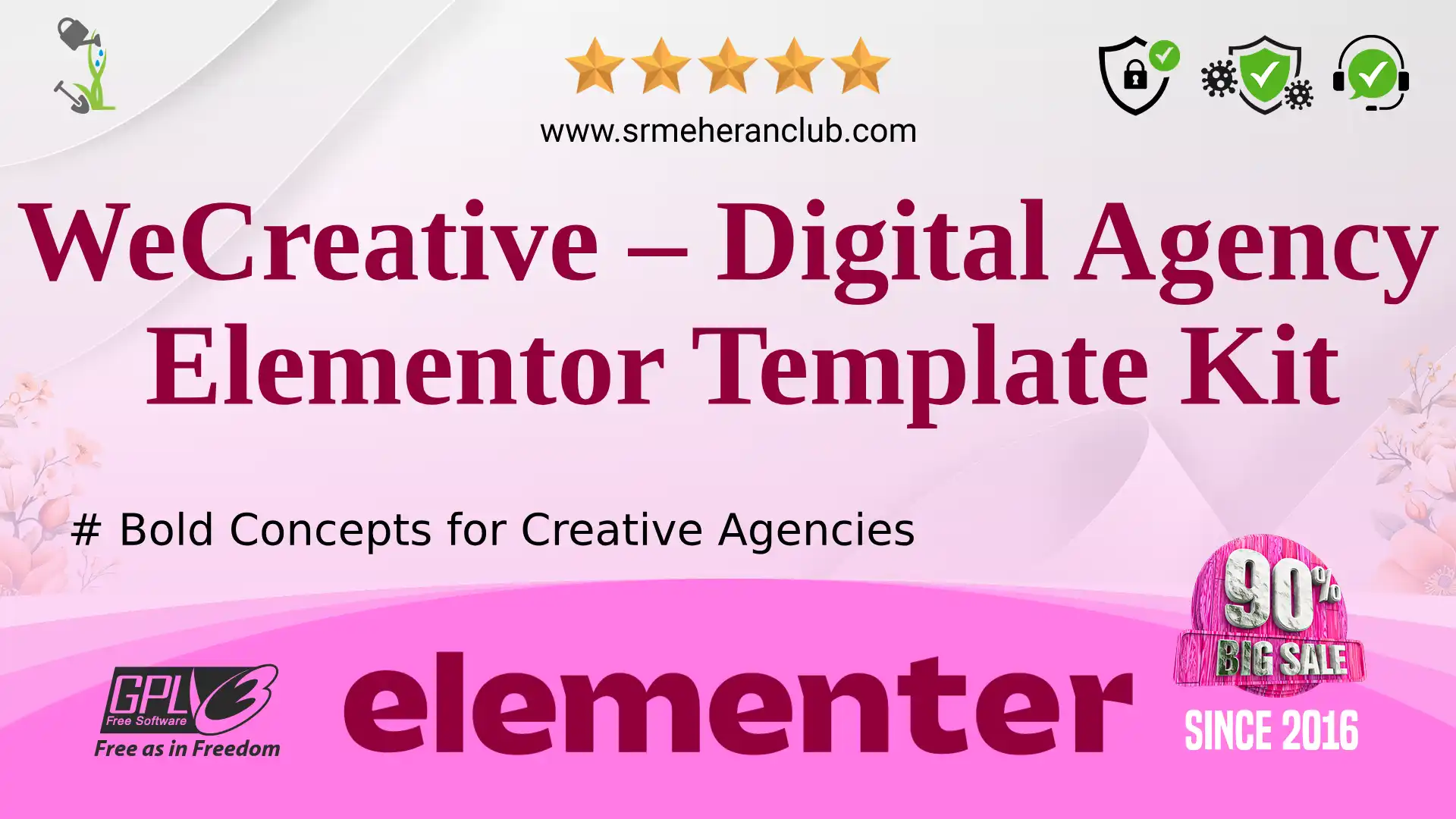 WeCreative – Digital Agency Elementor Template Kit — Elementor Kit by Themeforest