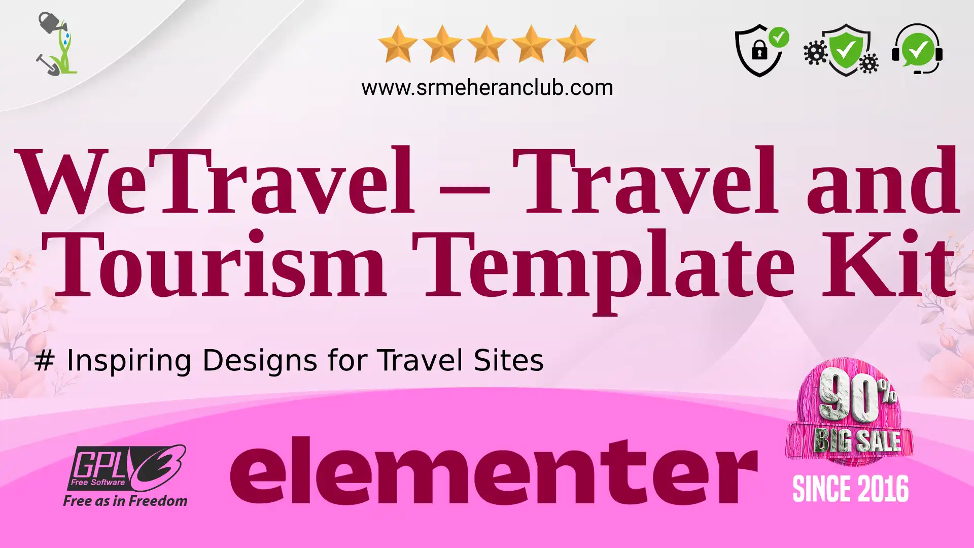 WeTravel – Travel and Tourism Template Kit — Elementor Kit by Themeforest
