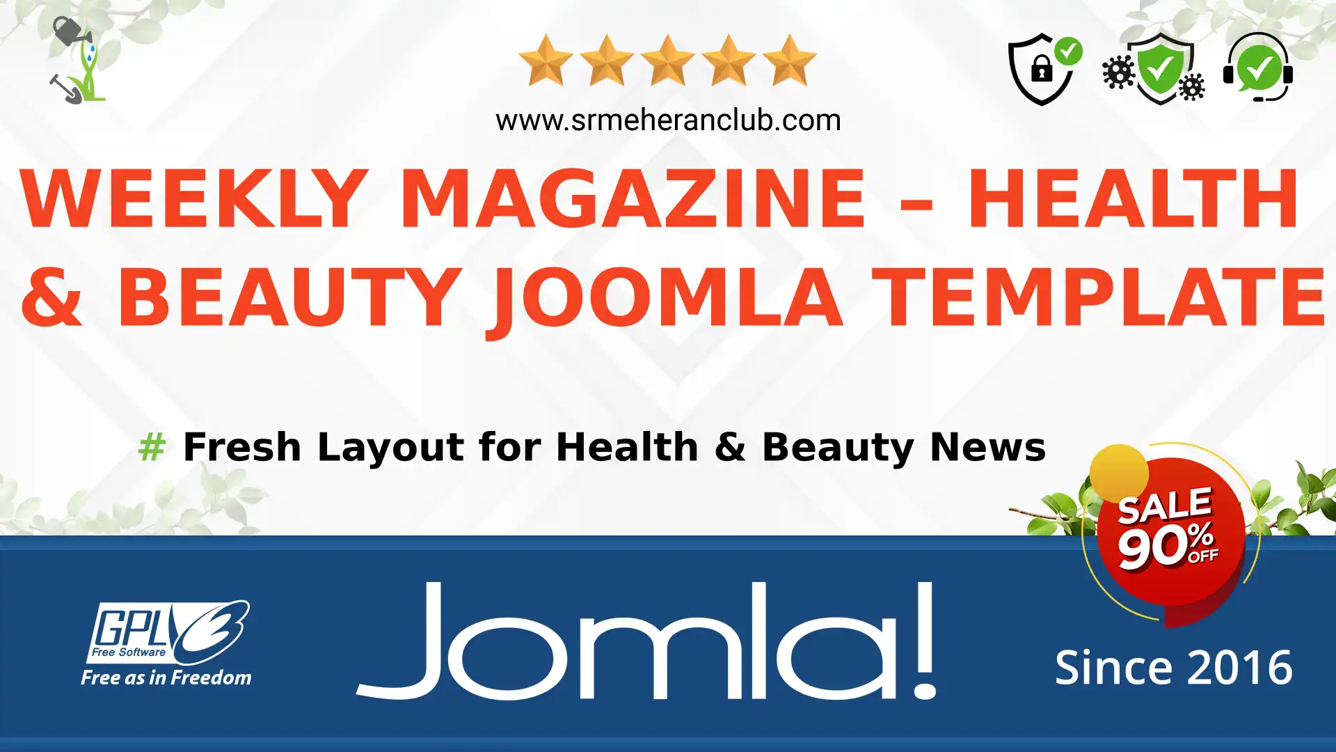 Weekly Magazine – Health & Beauty Joomla Template