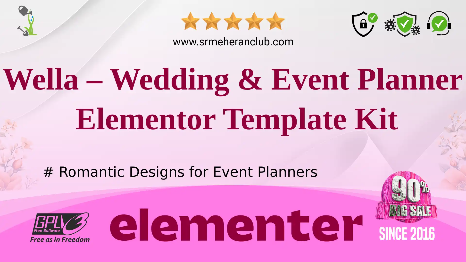 Wella – Wedding & Event Planner Elementor Template Kit