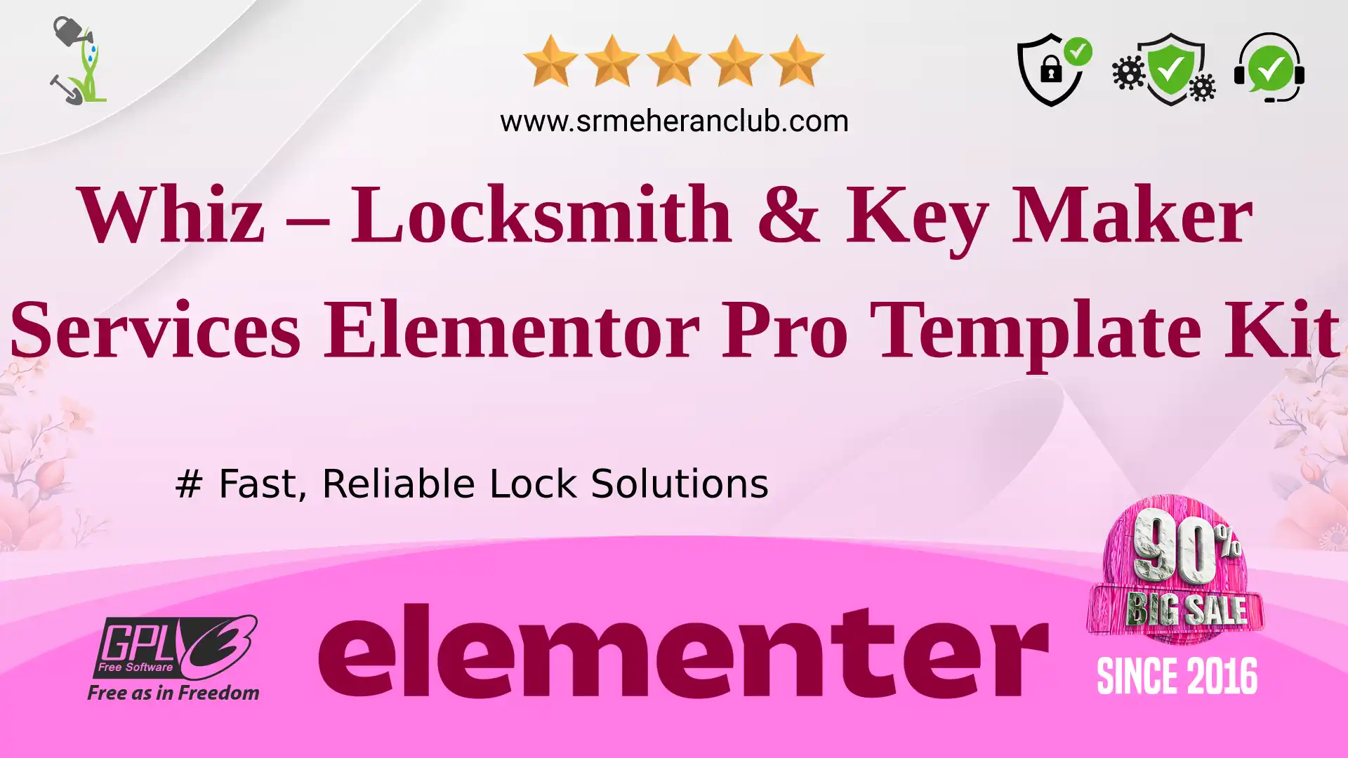 Whiz – Locksmith & Key Maker Services Elementor Pro Template Kit — Elementor Kit by Themeforest