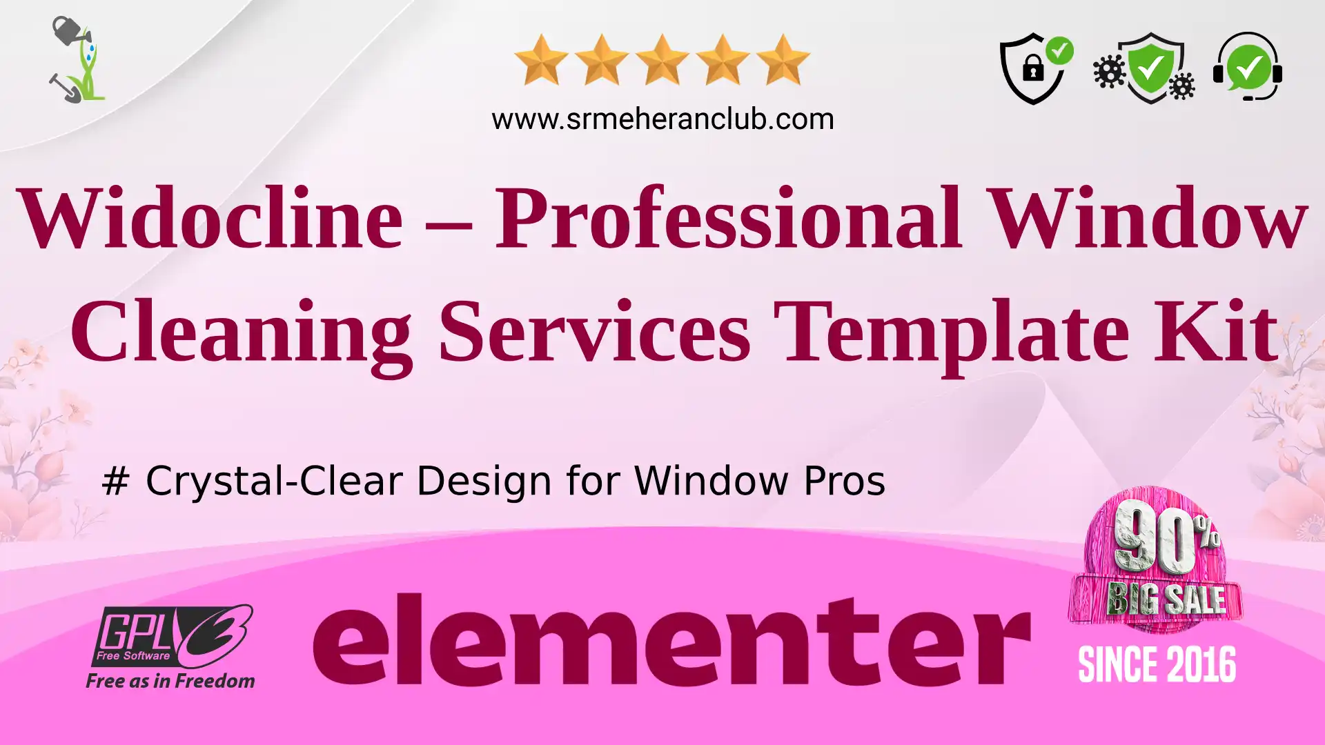Widocline – Professional Window Cleaning Services Template Kit — Elementor Kit by Themeforest