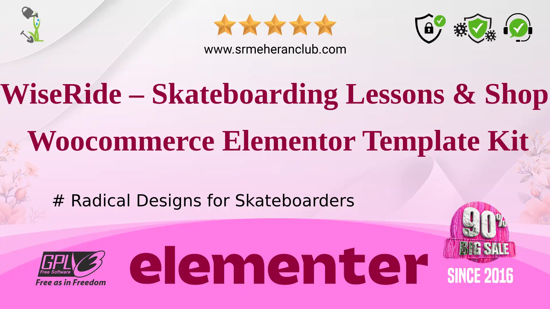 WiseRide – Skateboarding Lessons & Shop Woocommerce Elementor Template Kit — Elementor Kit by Themeforest