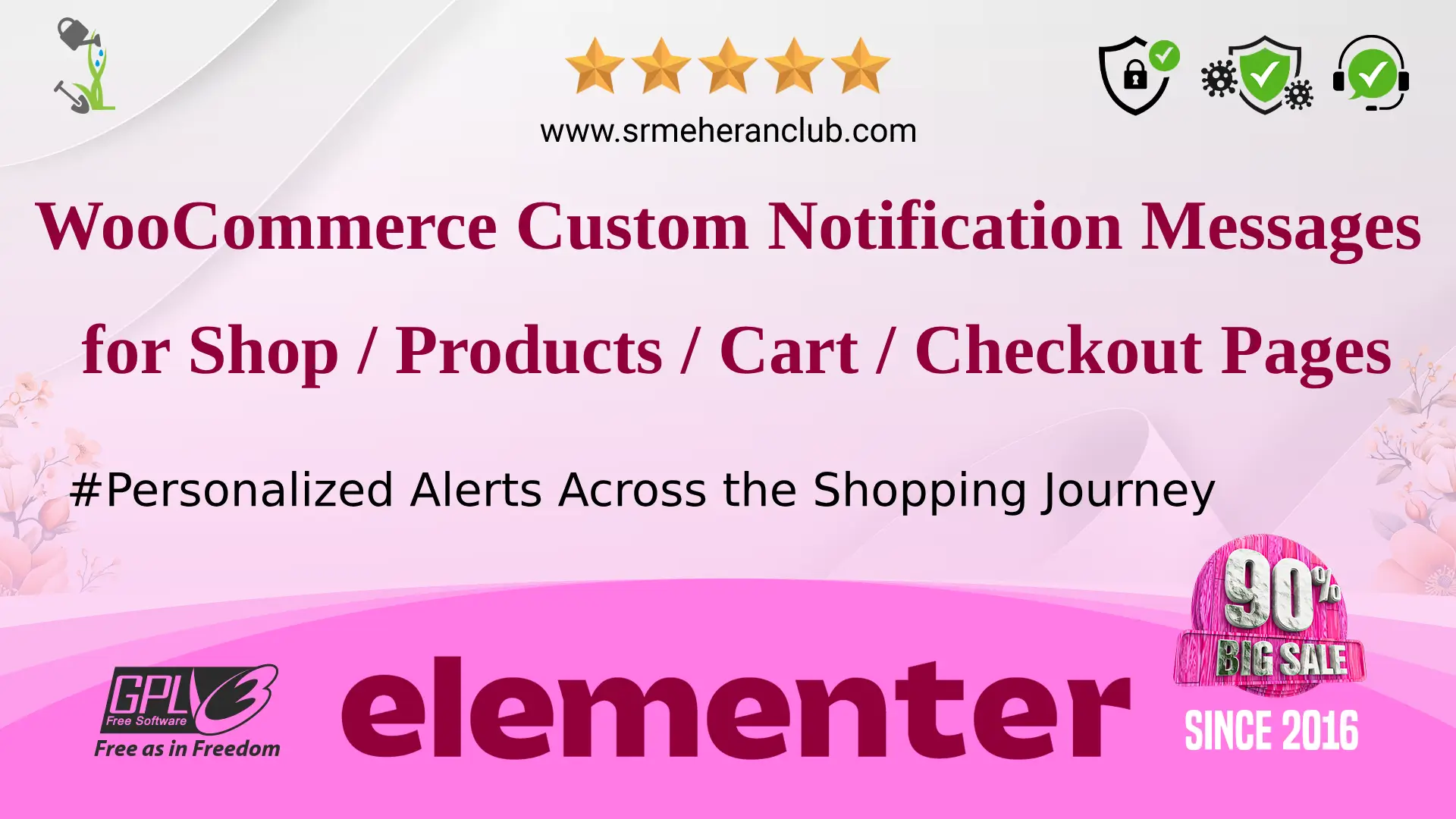 WooCommerce Custom Notification Messages for Shop / Products / Cart / Checkout Pages — Plugin by Codecanyon