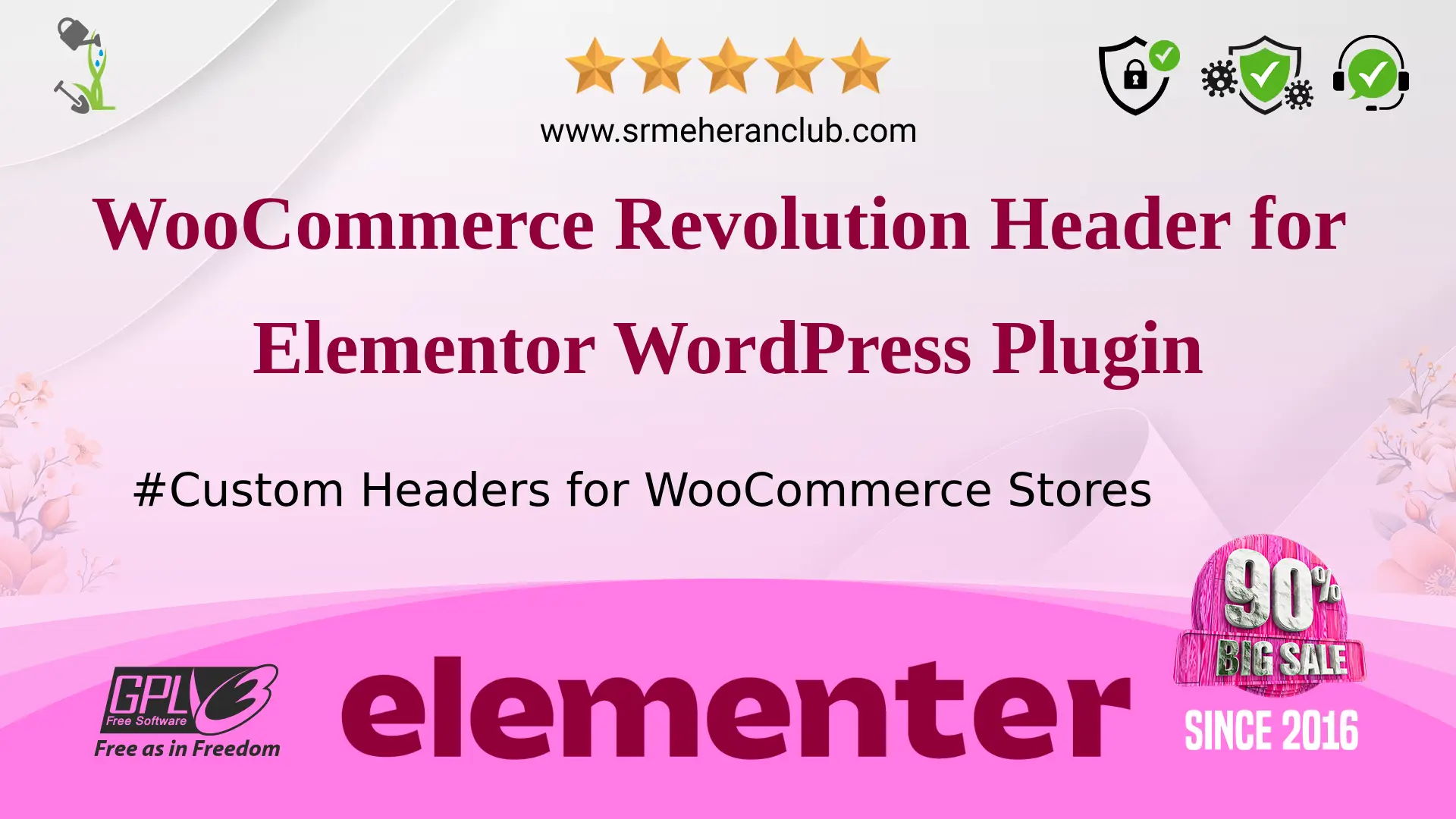 WooCommerce Revolution Header for Elementor WordPress Plugin