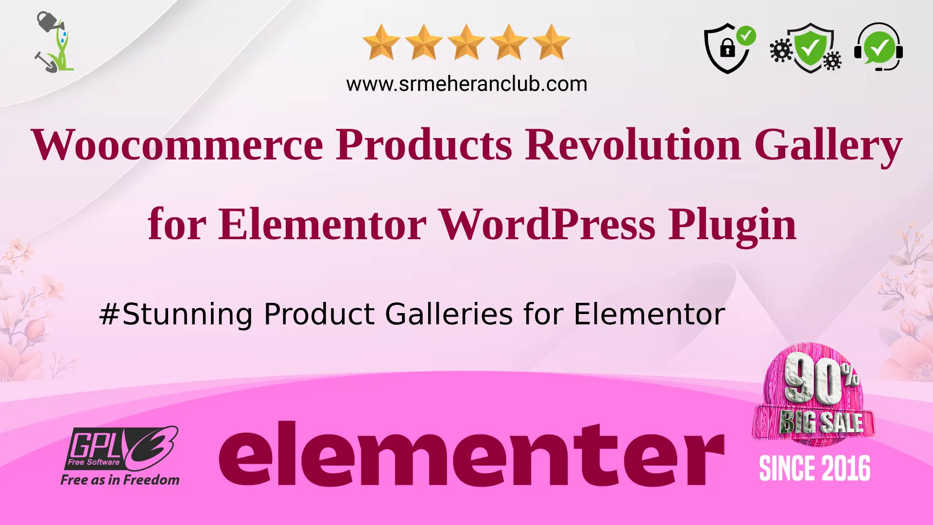 Woocommerce Products Revolution Gallery for Elementor WordPress Plugin