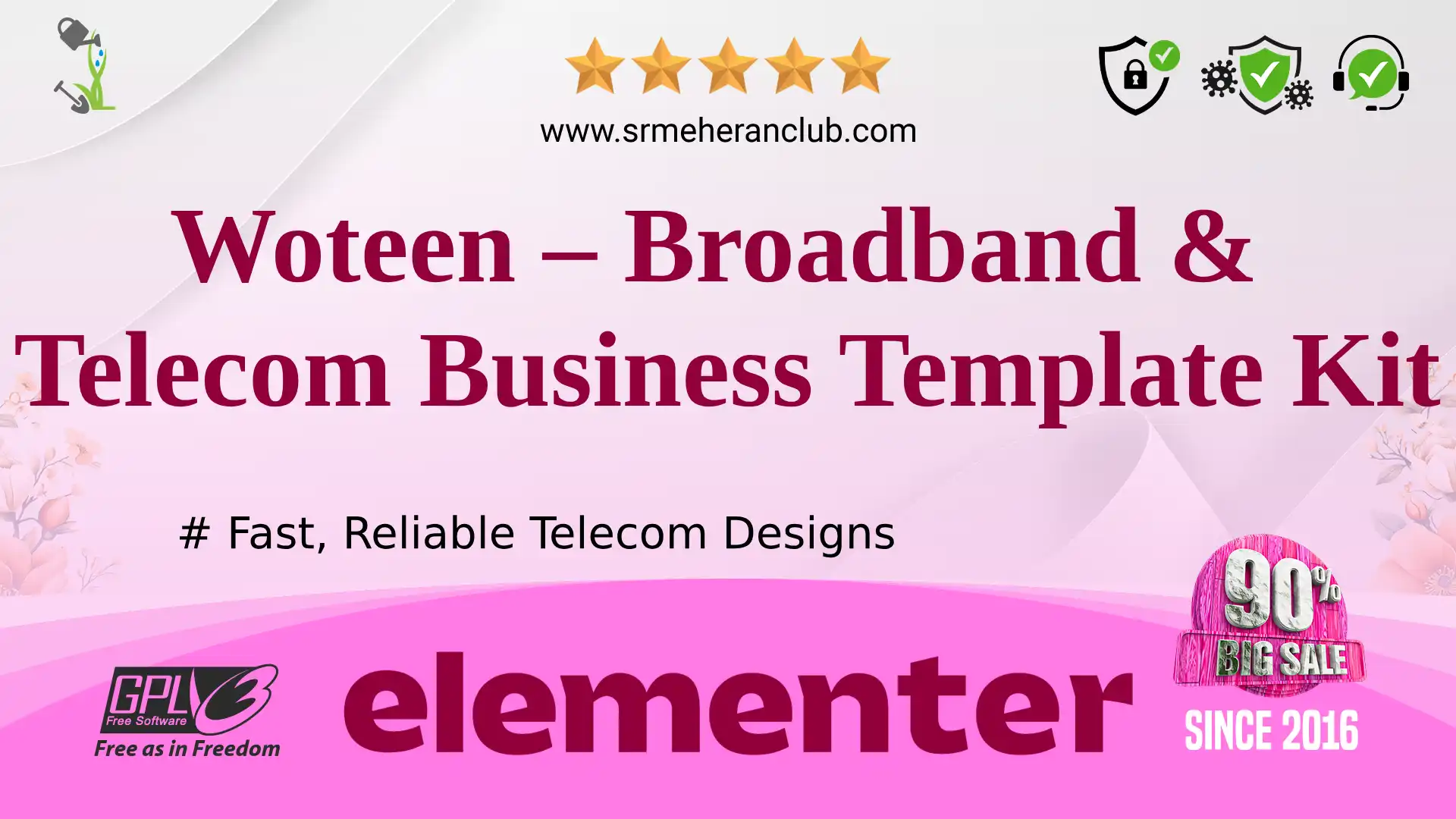 Woteen – Broadband & Telecom Business Template Kit — Elementor Kit by Themeforest