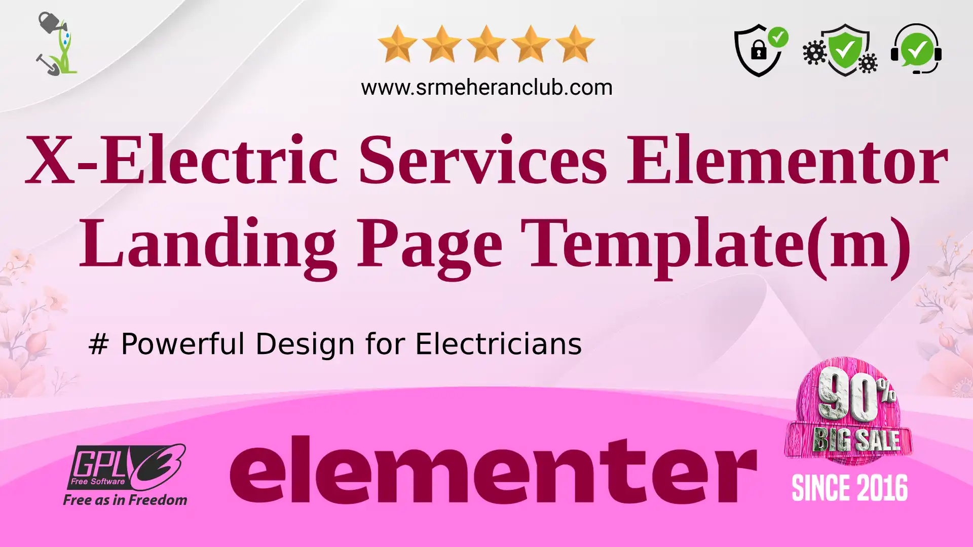 X-Electric Services Elementor Landing Page Template(m) — Elementor Kit by Templatemonster