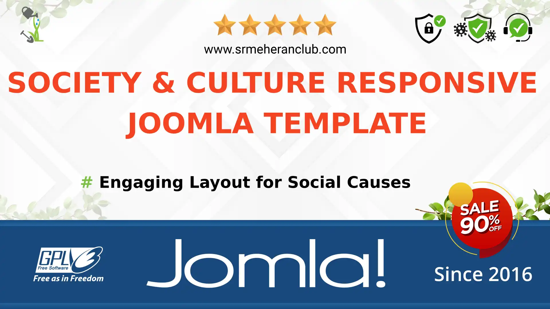 Society & Culture Responsive Joomla Template — Theme by Templatemonster