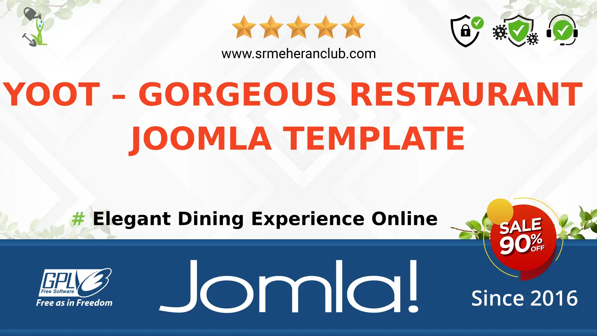 YOOT – Gorgeous Restaurant Joomla Template — Theme by Templatemonster
