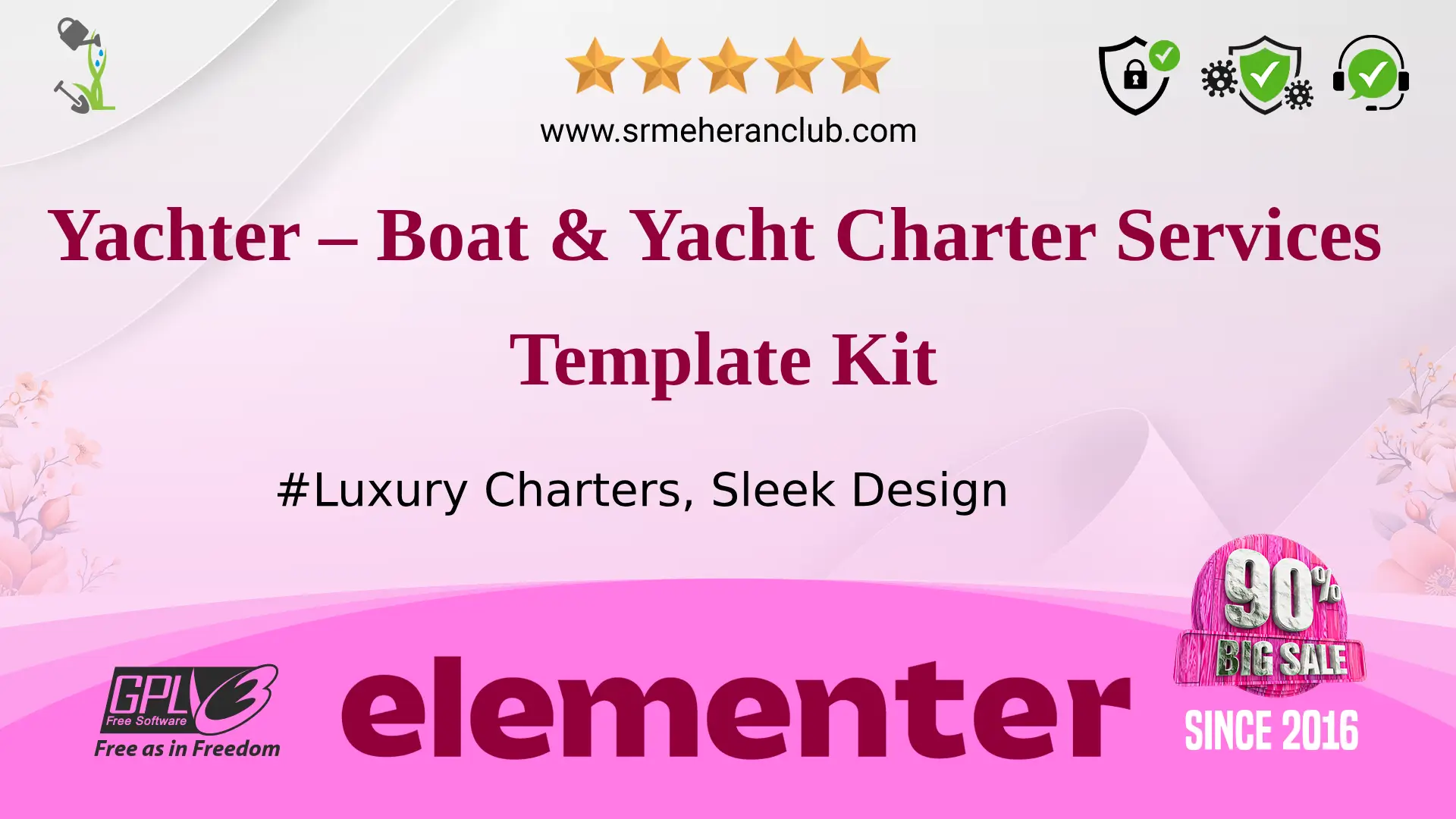 Yachter – Boat & Yacht Charter Services Template Kit — Elementor Kit by Themeforest